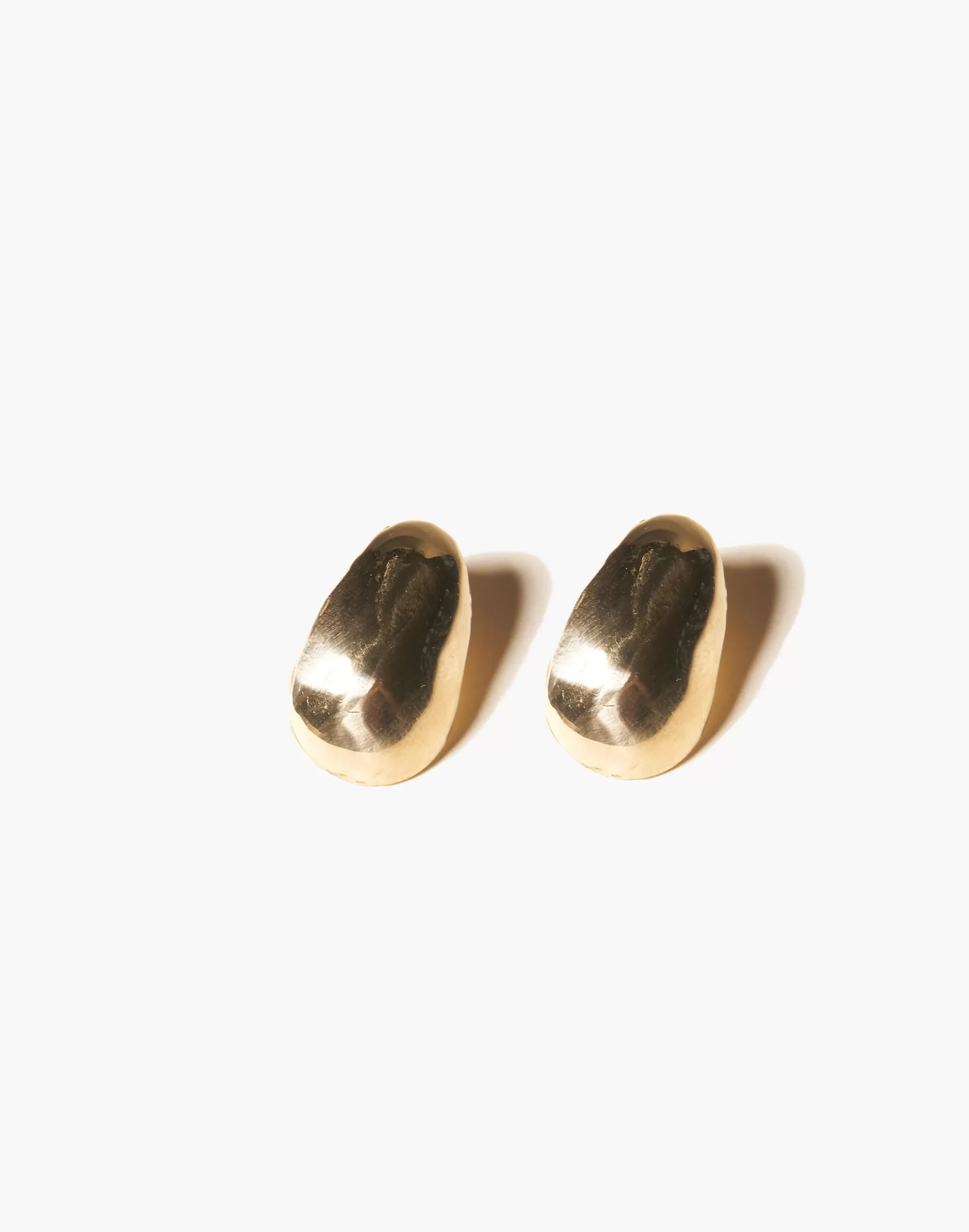 Madewell Earrings>Odette Shield Earrings Brass