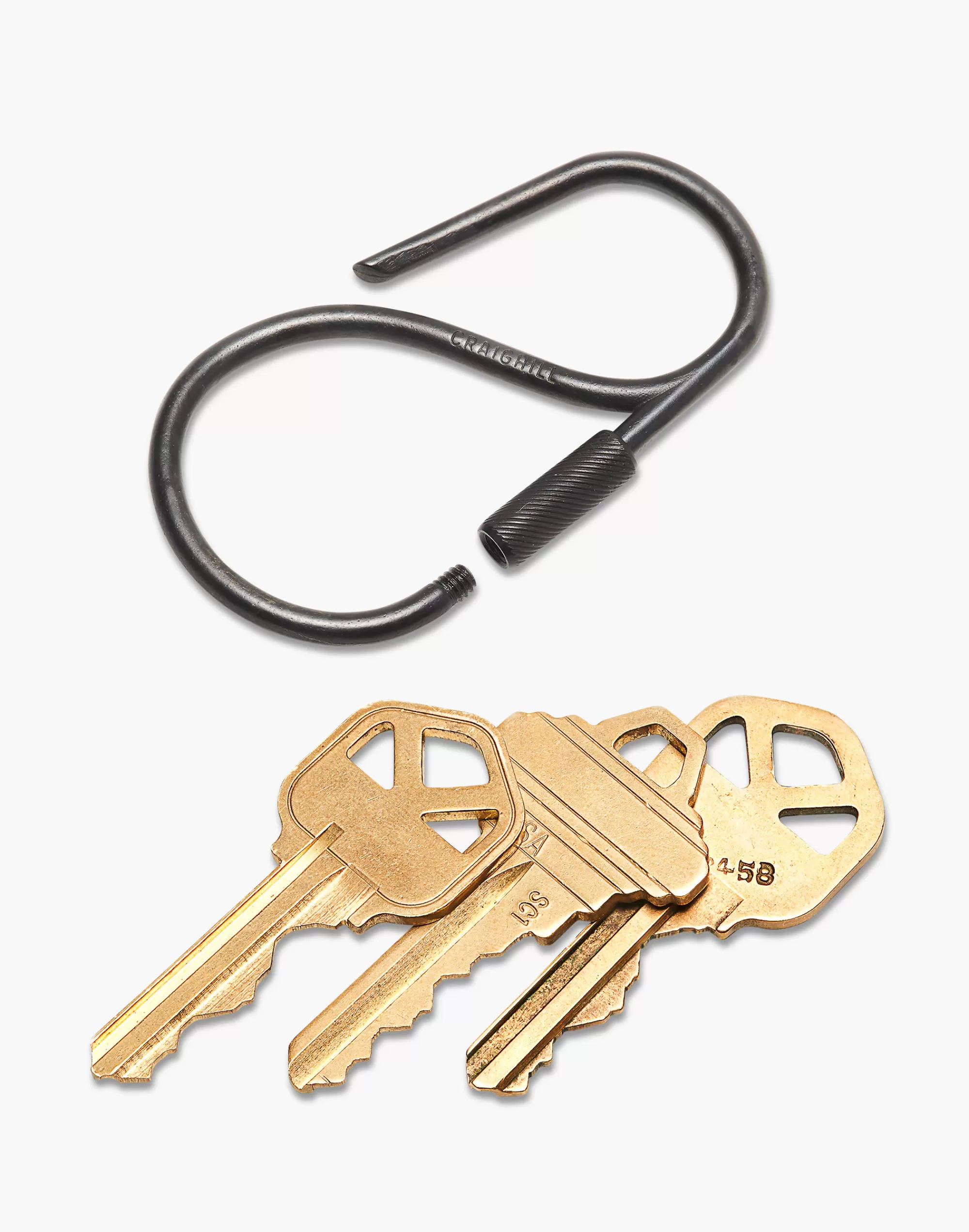 Madewell Home>Offset Keyring Black