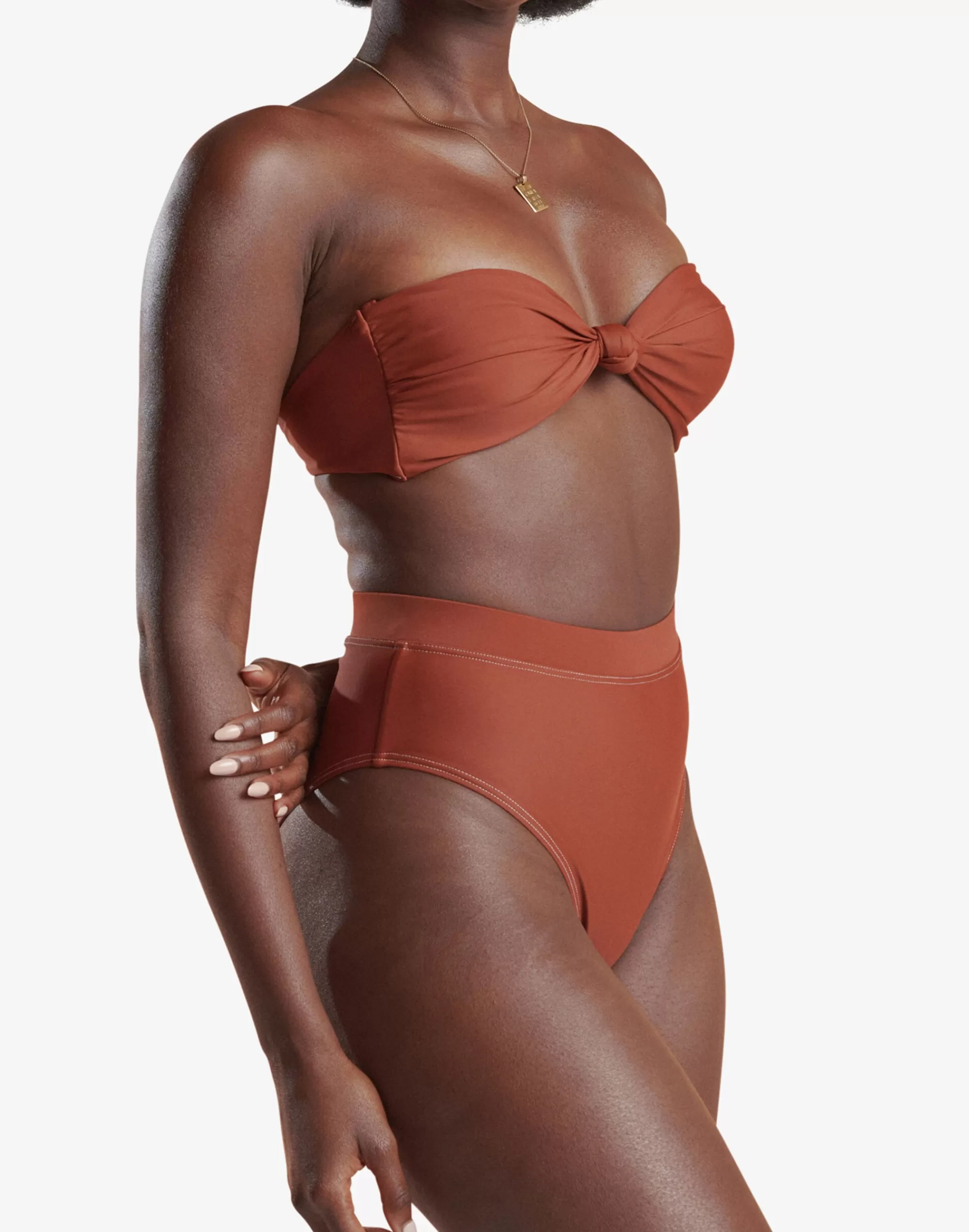 Madewell Swim>Ookioh Napali Top Brown