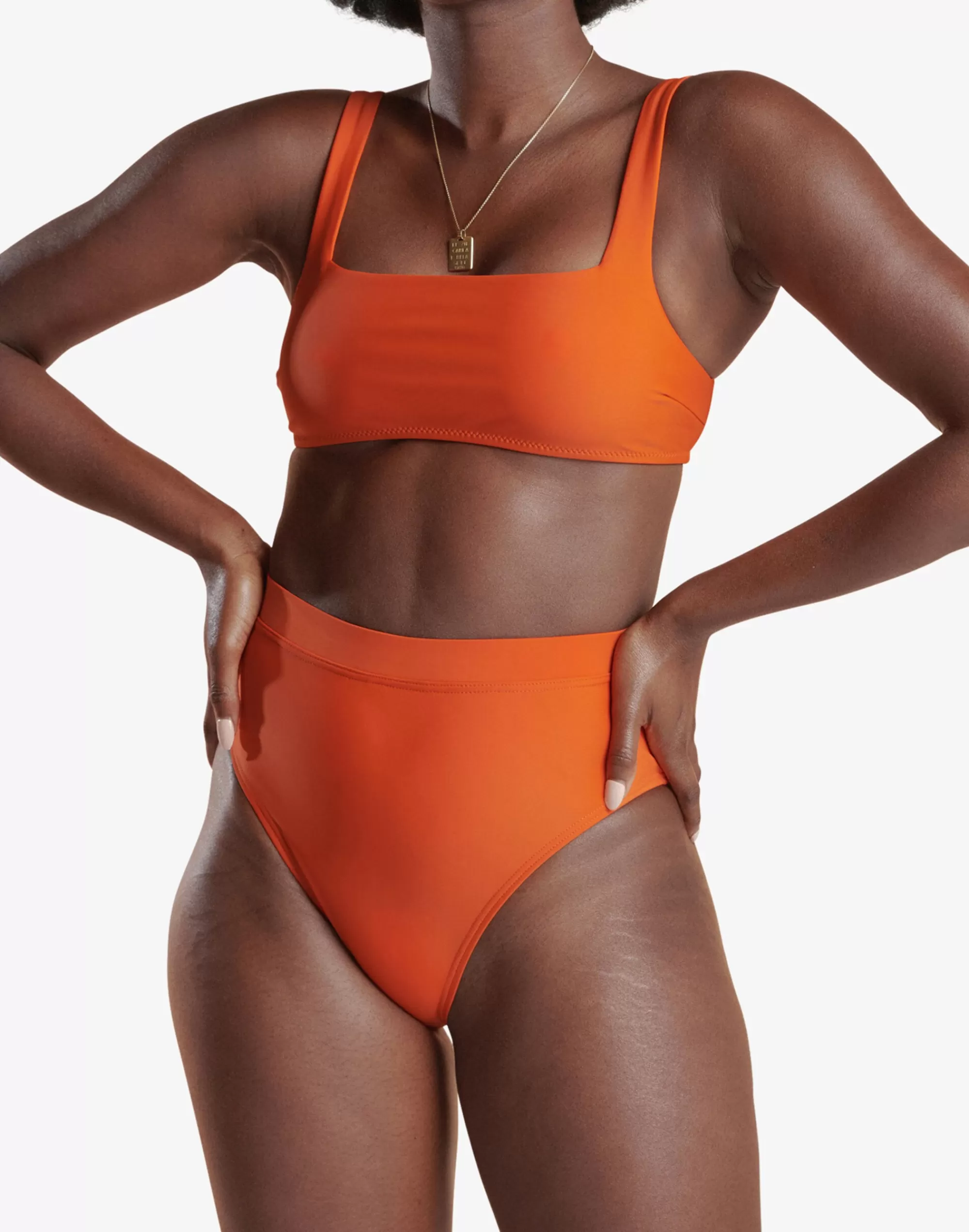 Madewell Swim>Ookioh Oslo Top Orange