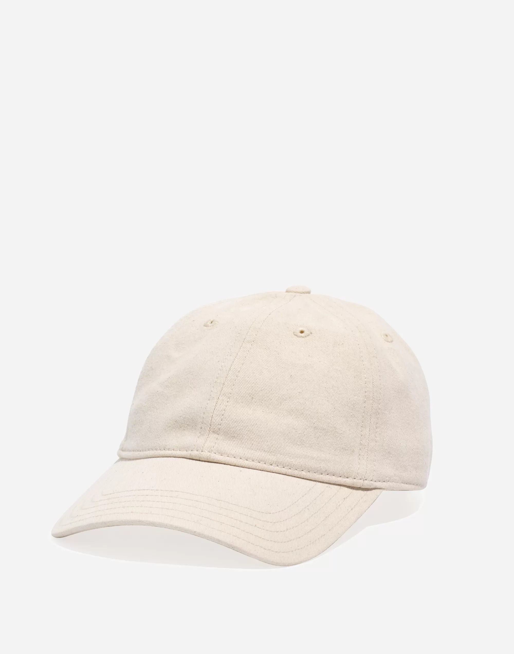 Madewell Hats>Organic Cotton Broken-In Baseball Cap Alabaster