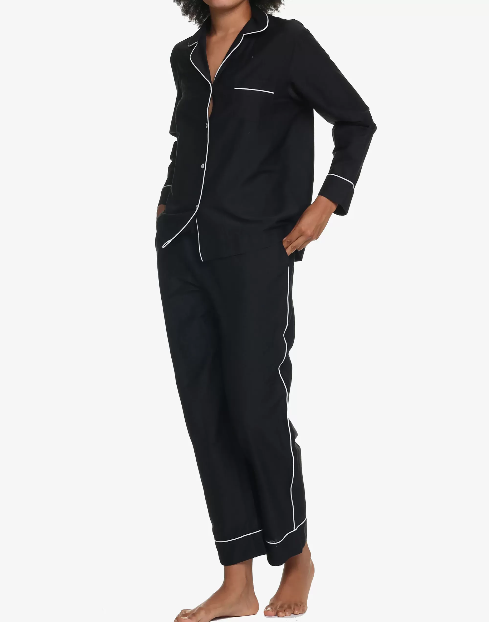 Madewell Pajamas>Organic Cotton Mia Pajama Set Black