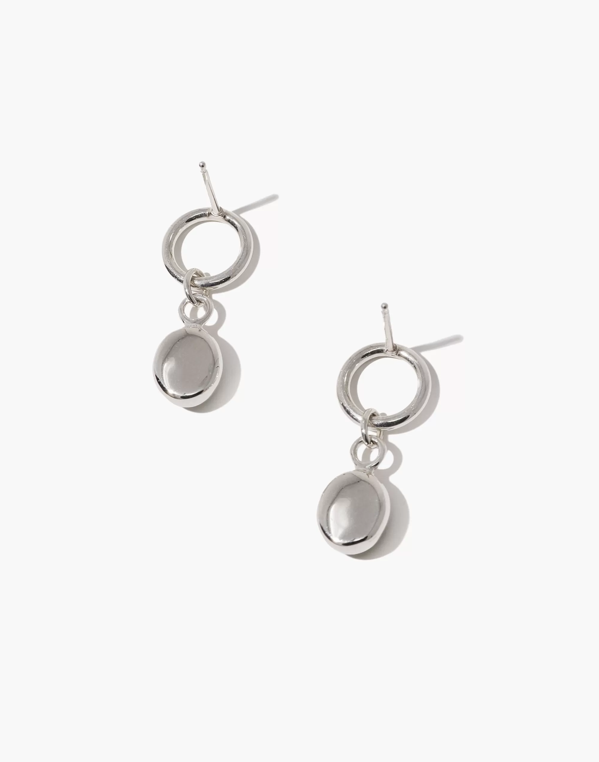 Madewell Earrings>Oval Dangling Earrings Light Green