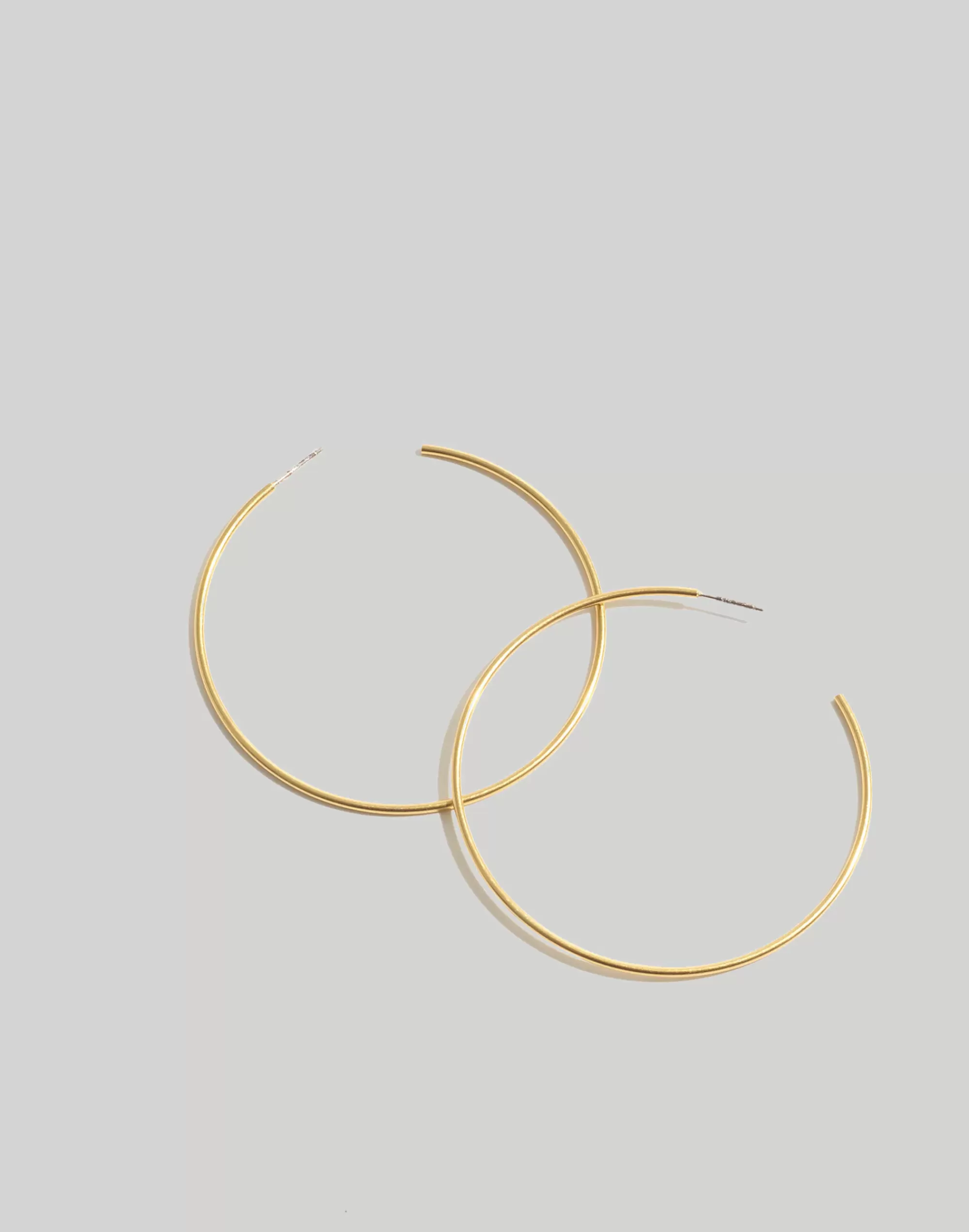 Madewell Earrings>Oversized Hoop Earrings Vintage Gold