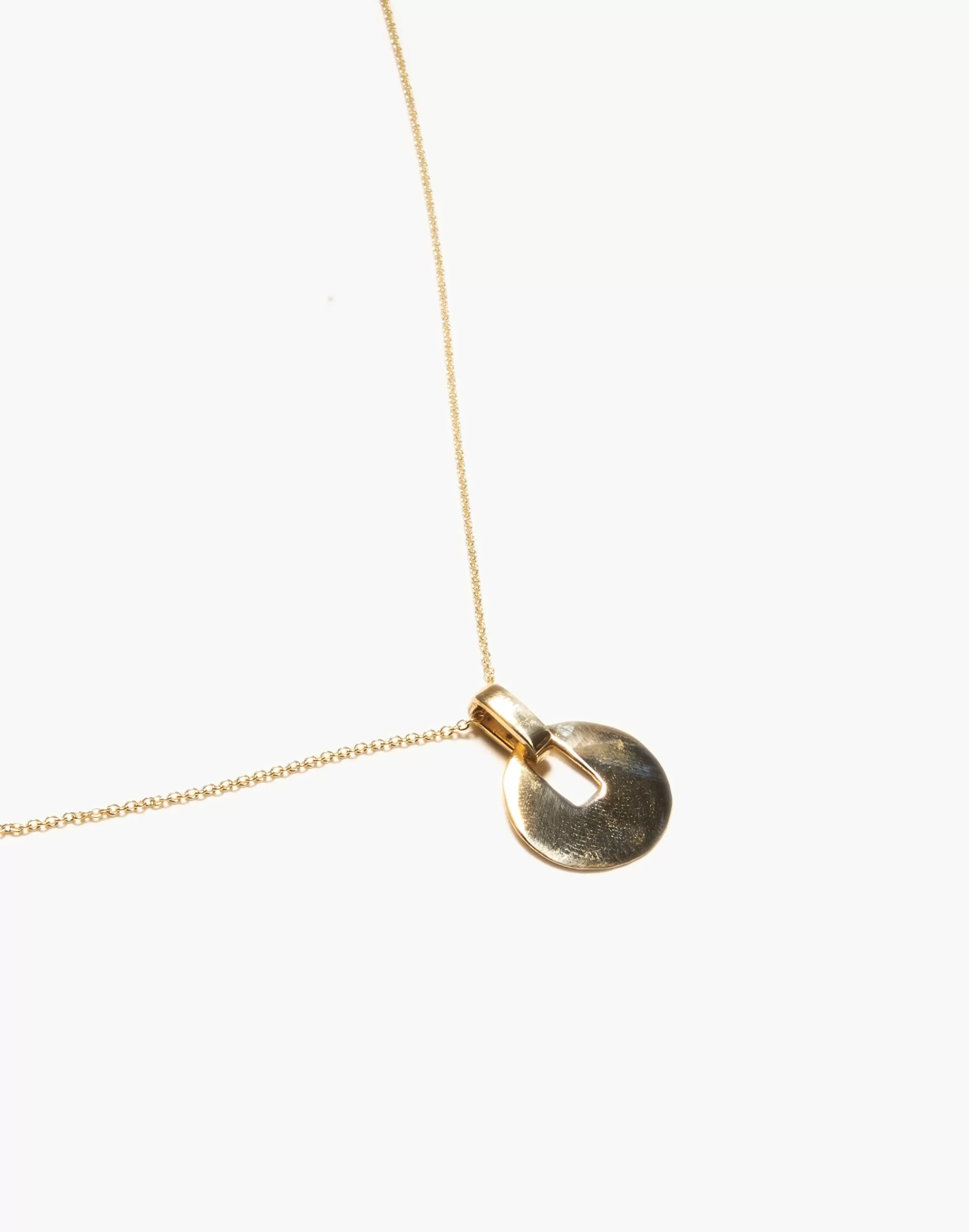 Madewell Necklaces>Paillette Pendant Necklace Gold