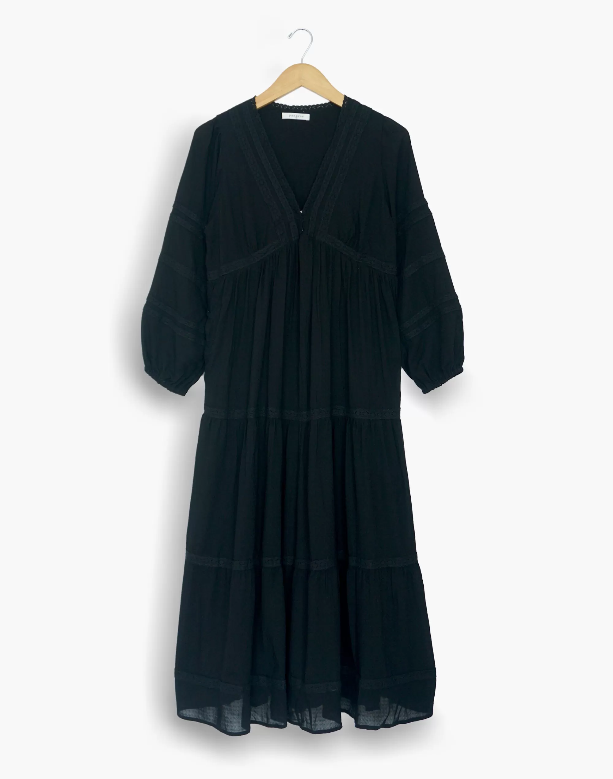 Madewell Dresses>Paneros Magnolia Midi Dress Black