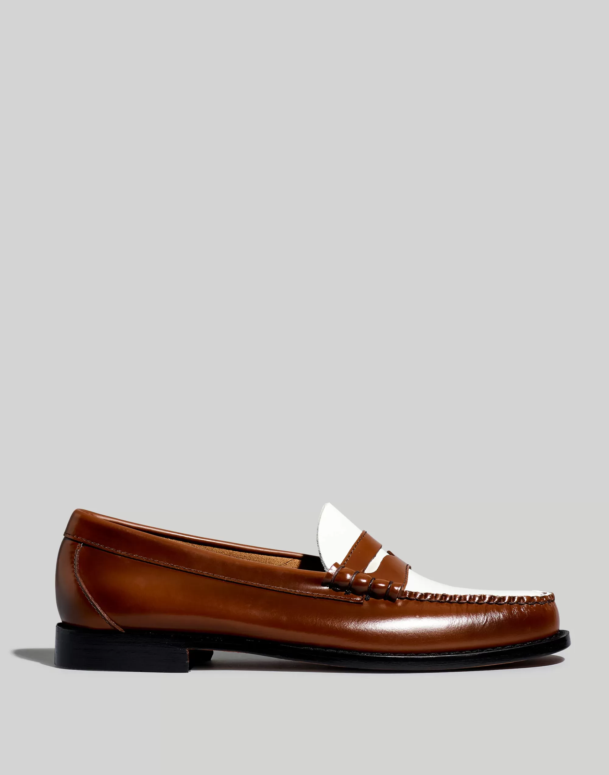 Madewell Dress Shoes>Penny Loafers Whiskey And White