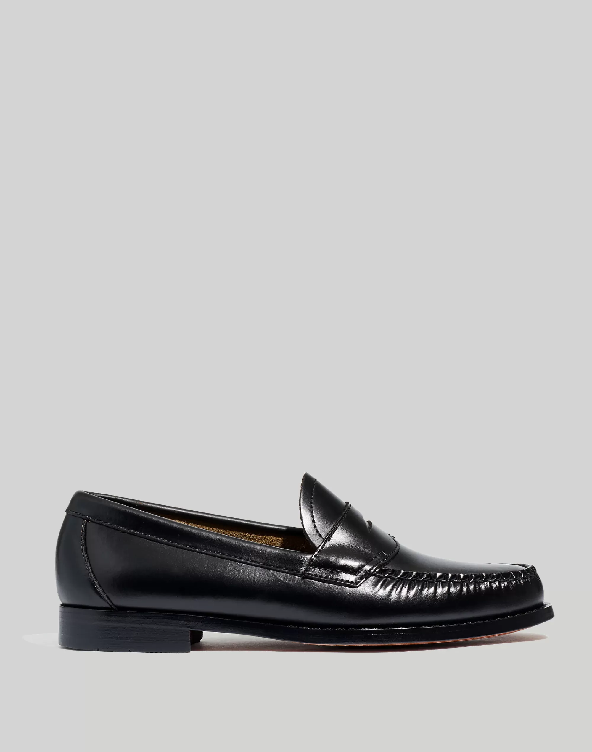 Madewell Flats>Penny Loafers Black