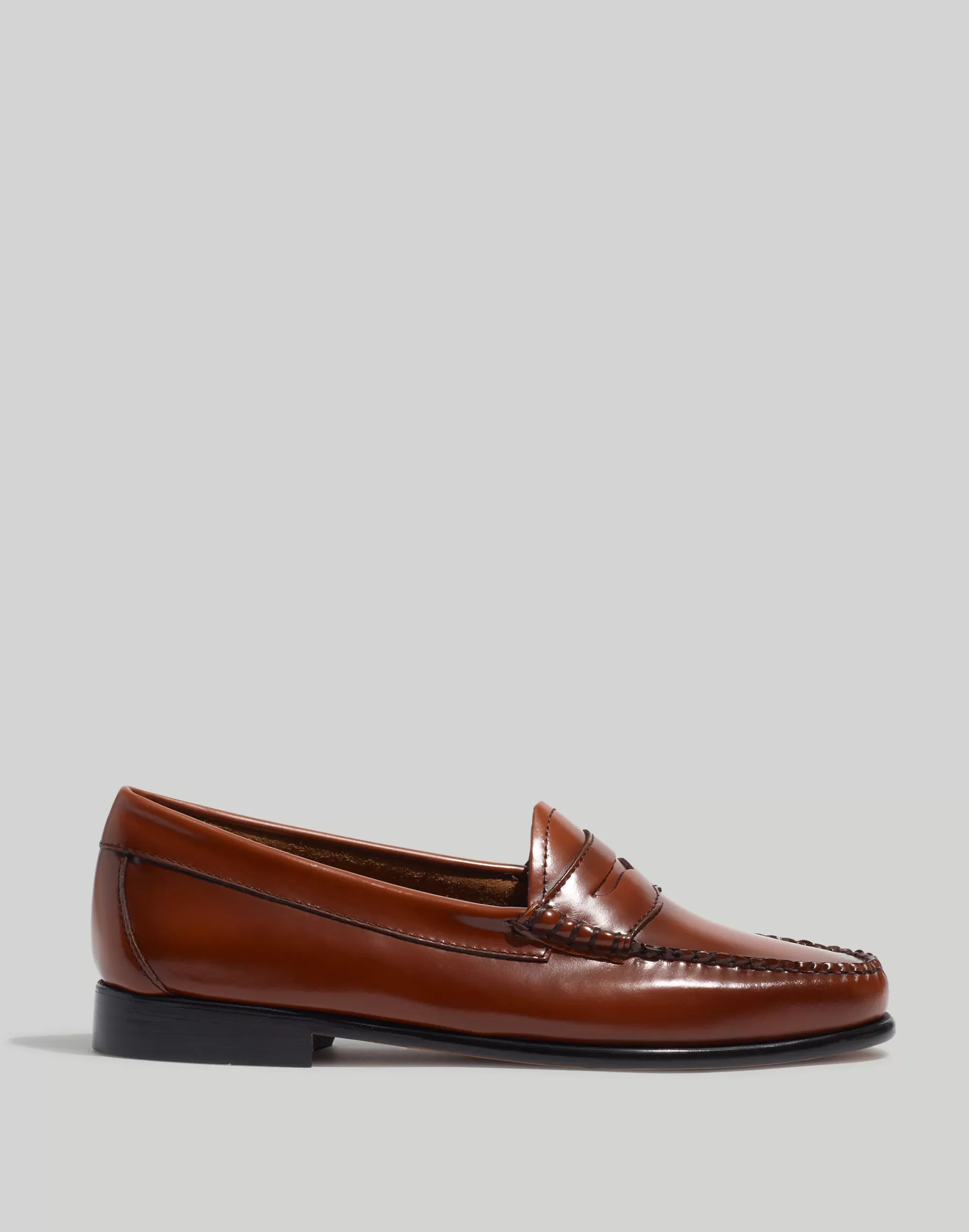 Madewell Flats>Penny Loafers Cognac