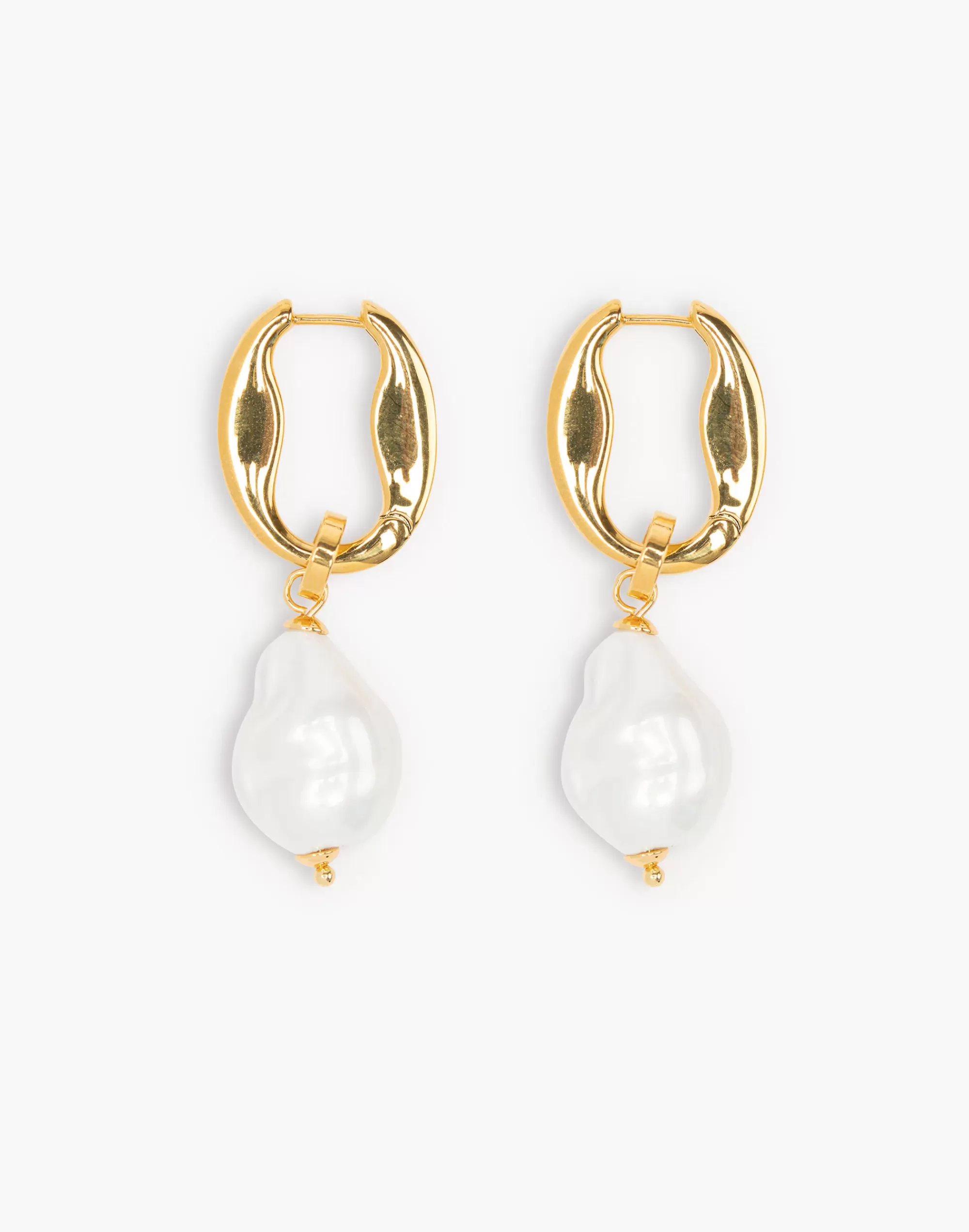 Madewell Earrings>Petit Moments Scarlet Earrings Gold