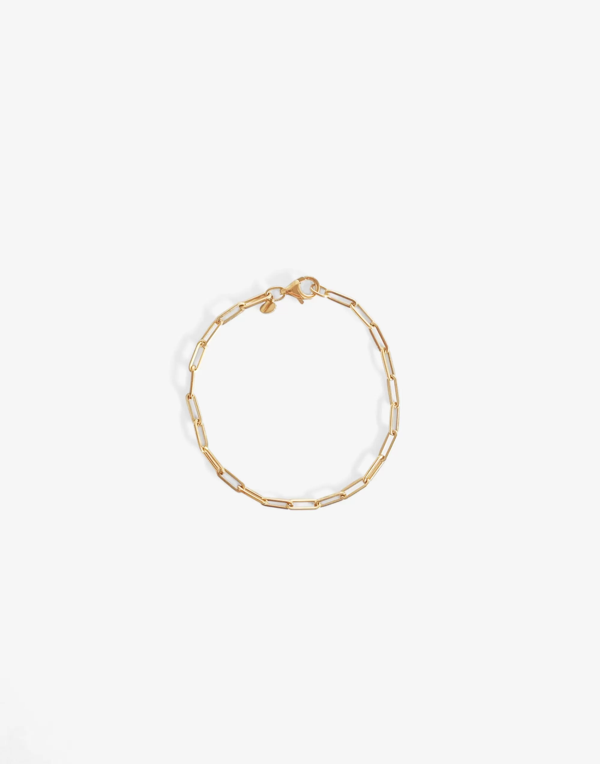 Madewell Fine Jewelry>Petite Link Chain Bracelet Gold