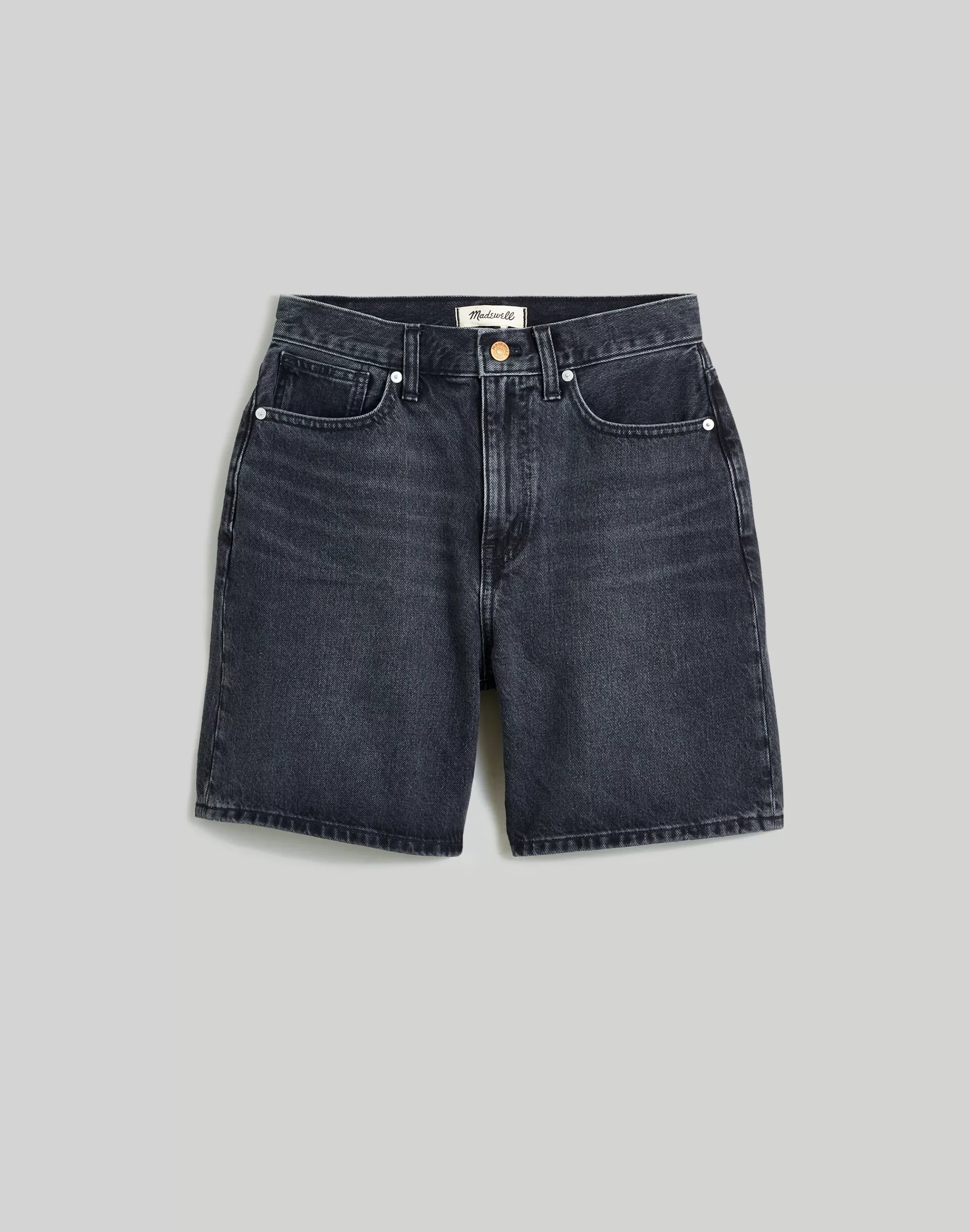 Madewell Shorts>Plus Baggy Jean Shorts In Reyburn Wash