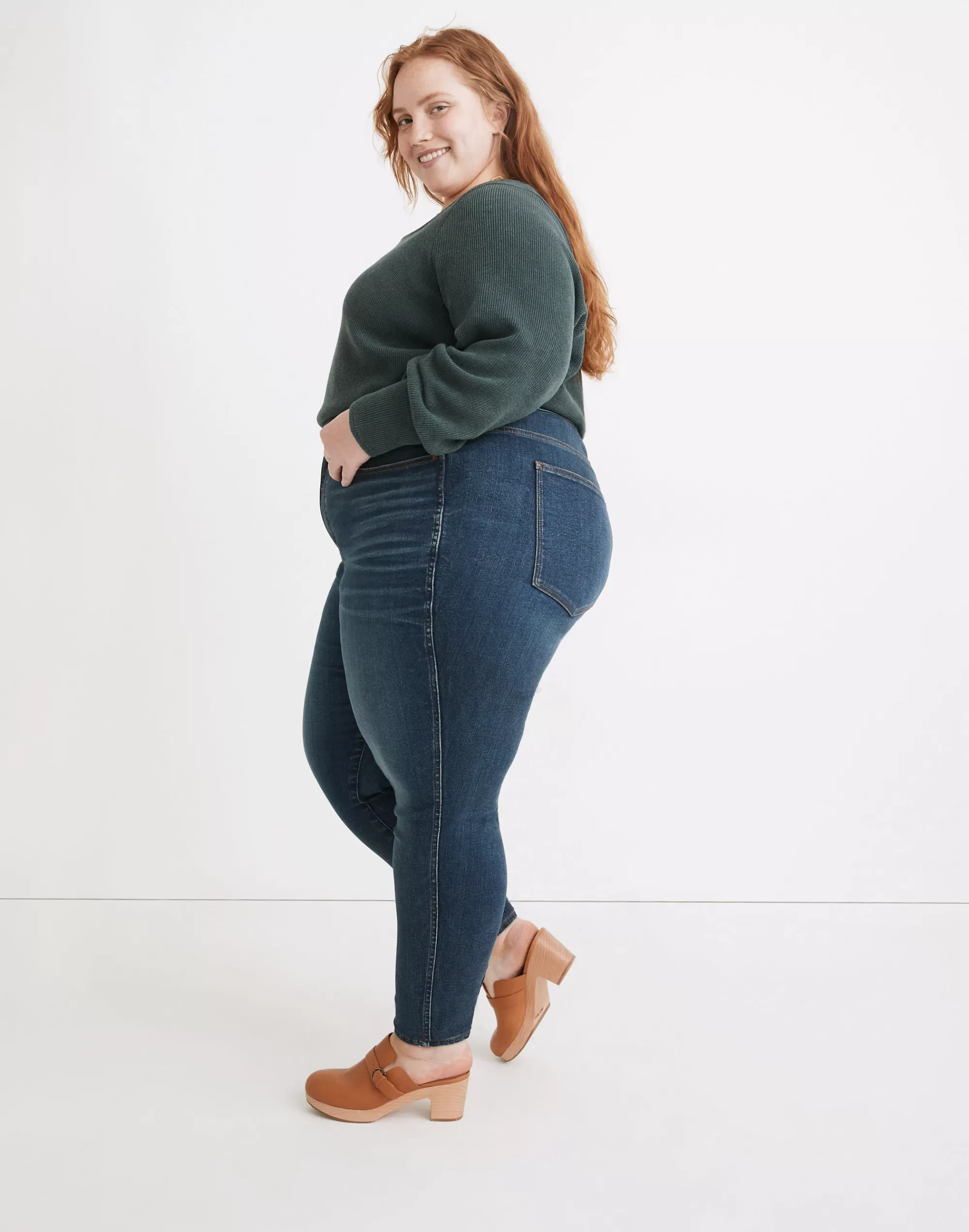 Madewell Curvy Jeans>Plus Curvy High-Rise Skinny Jeans In Lanette Wash