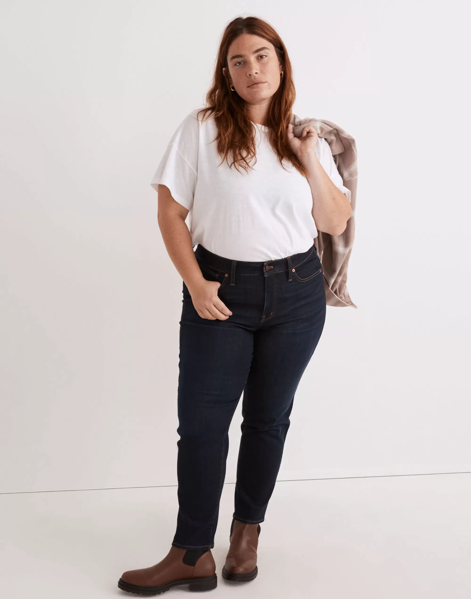 Madewell Jeans>Plus Curvy Stovepipe Jeans In Dahill Wash