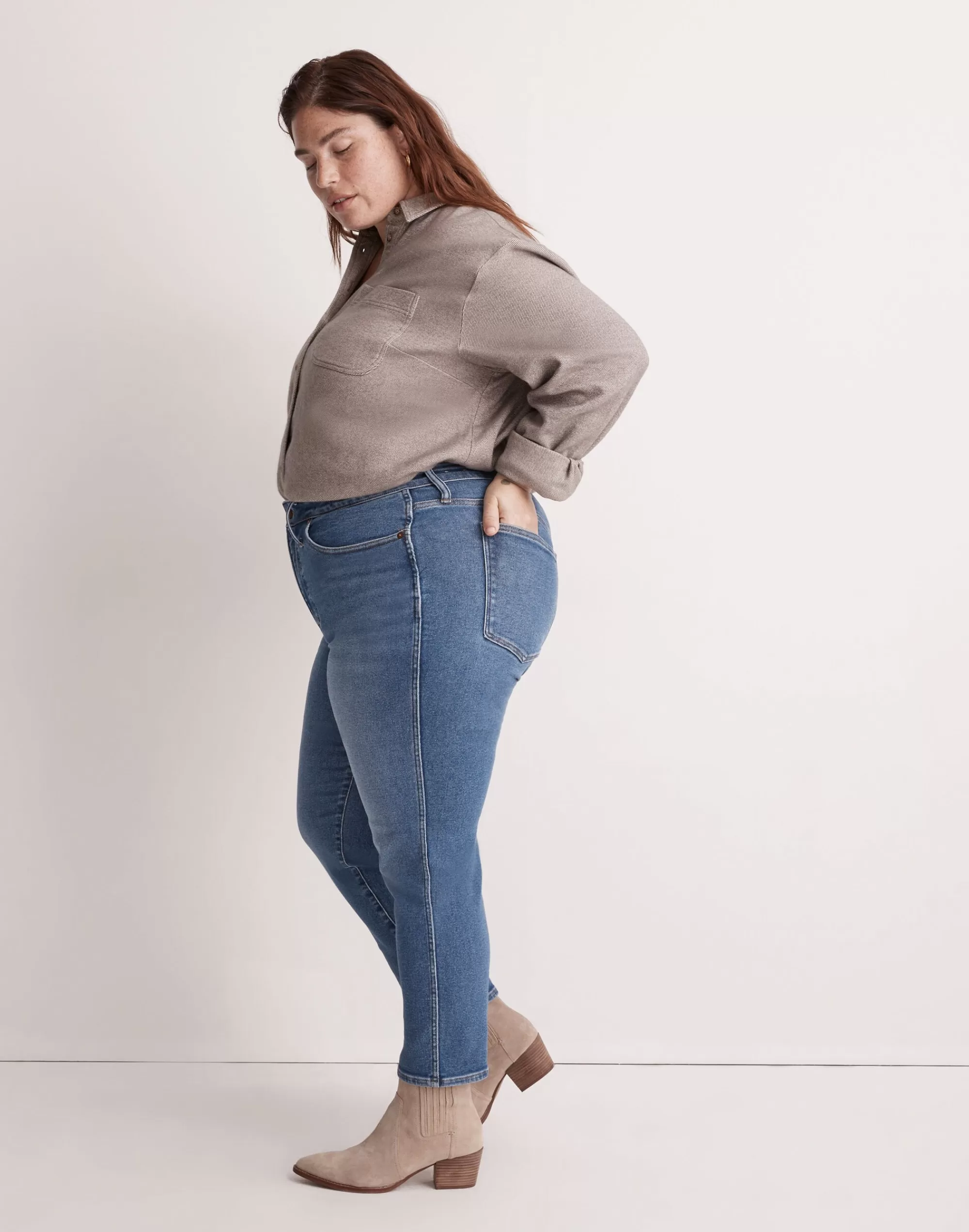 Madewell Jeans>Plus Curvy Stovepipe Jeans In Leaside Wash