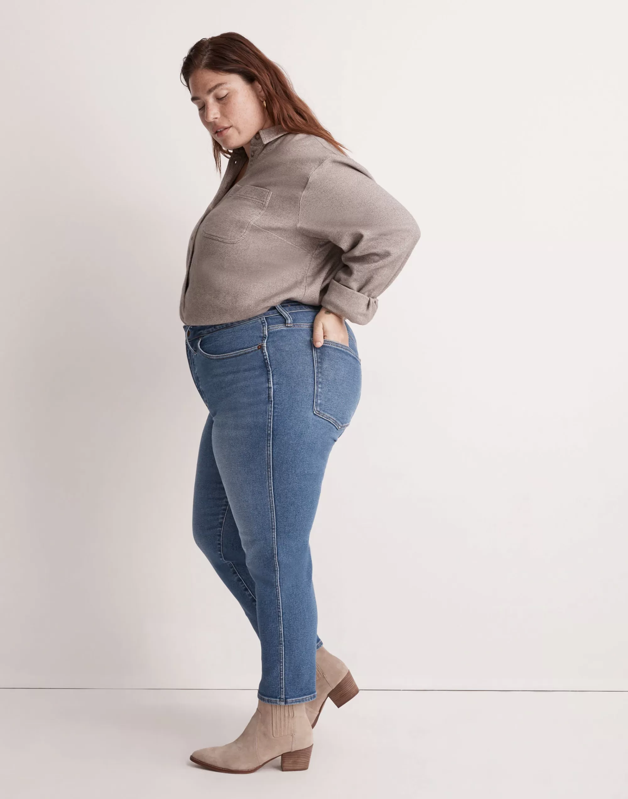 Madewell Straight-Leg Jeans>Plus Curvy Stovepipe Jeans In Leaside Wash