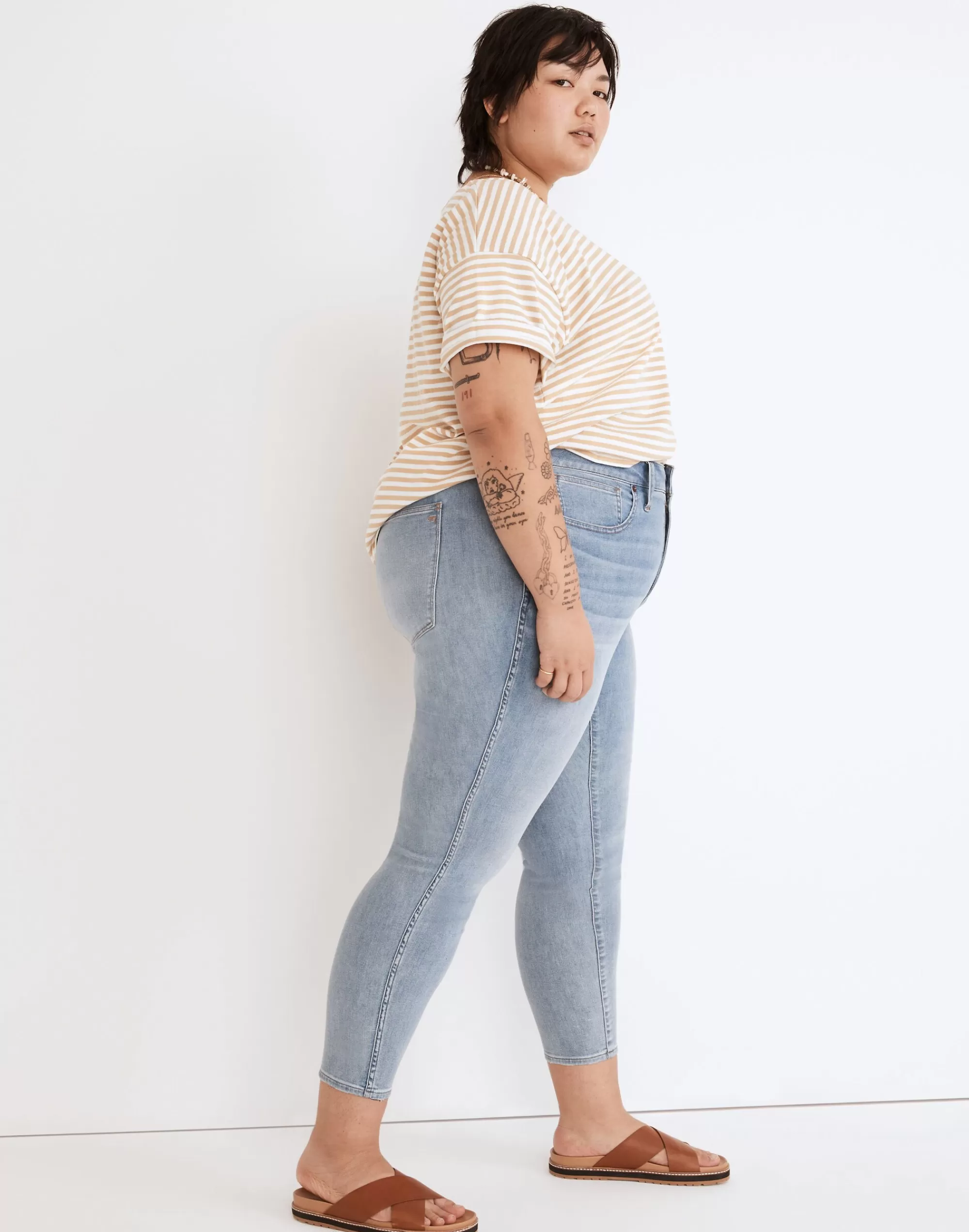 Madewell Jeans>Plus High-Rise Skinny Crop Jeans In Carlton Wash