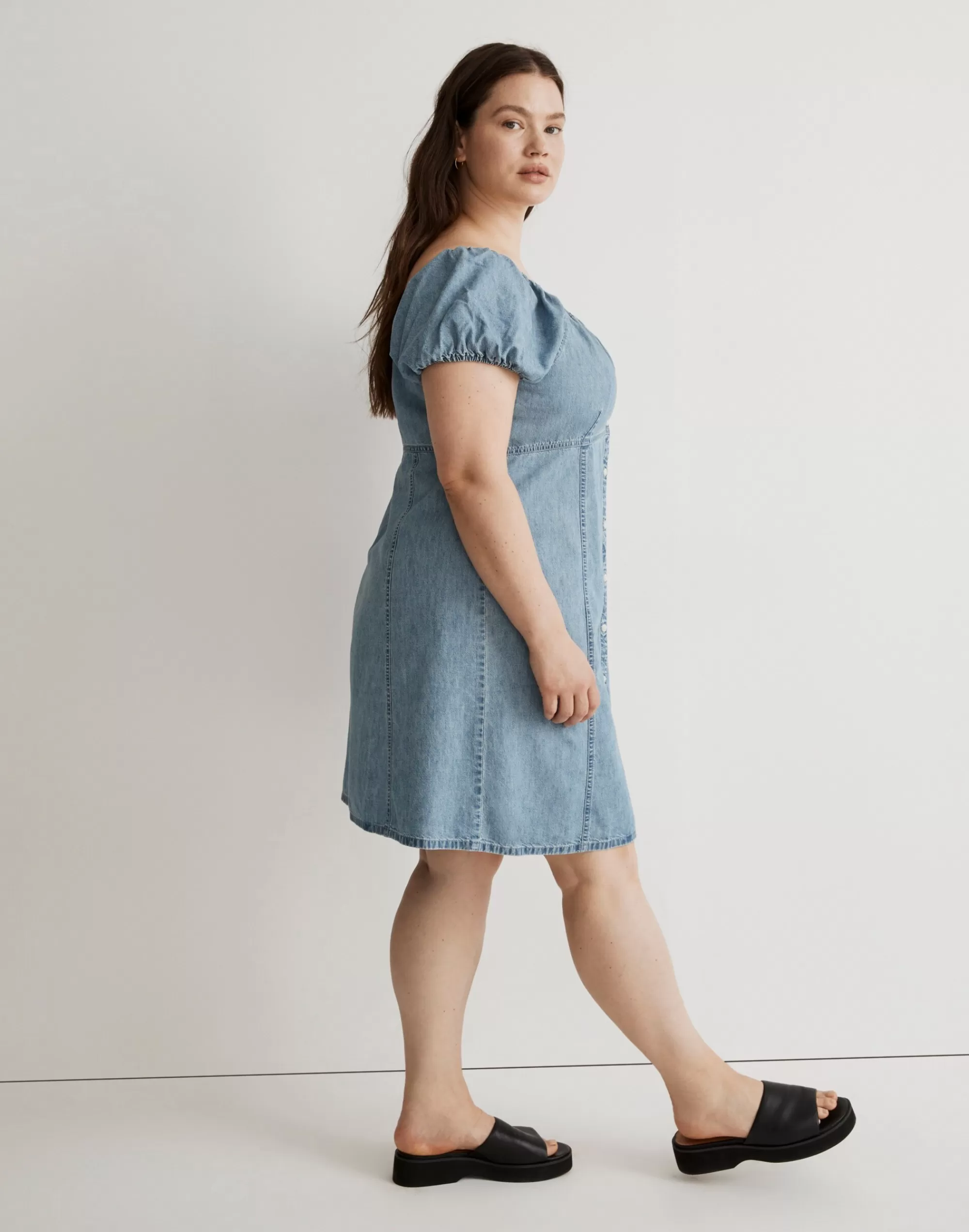 Madewell Dresses>Plus Margie Mini Dress Bevy Wash