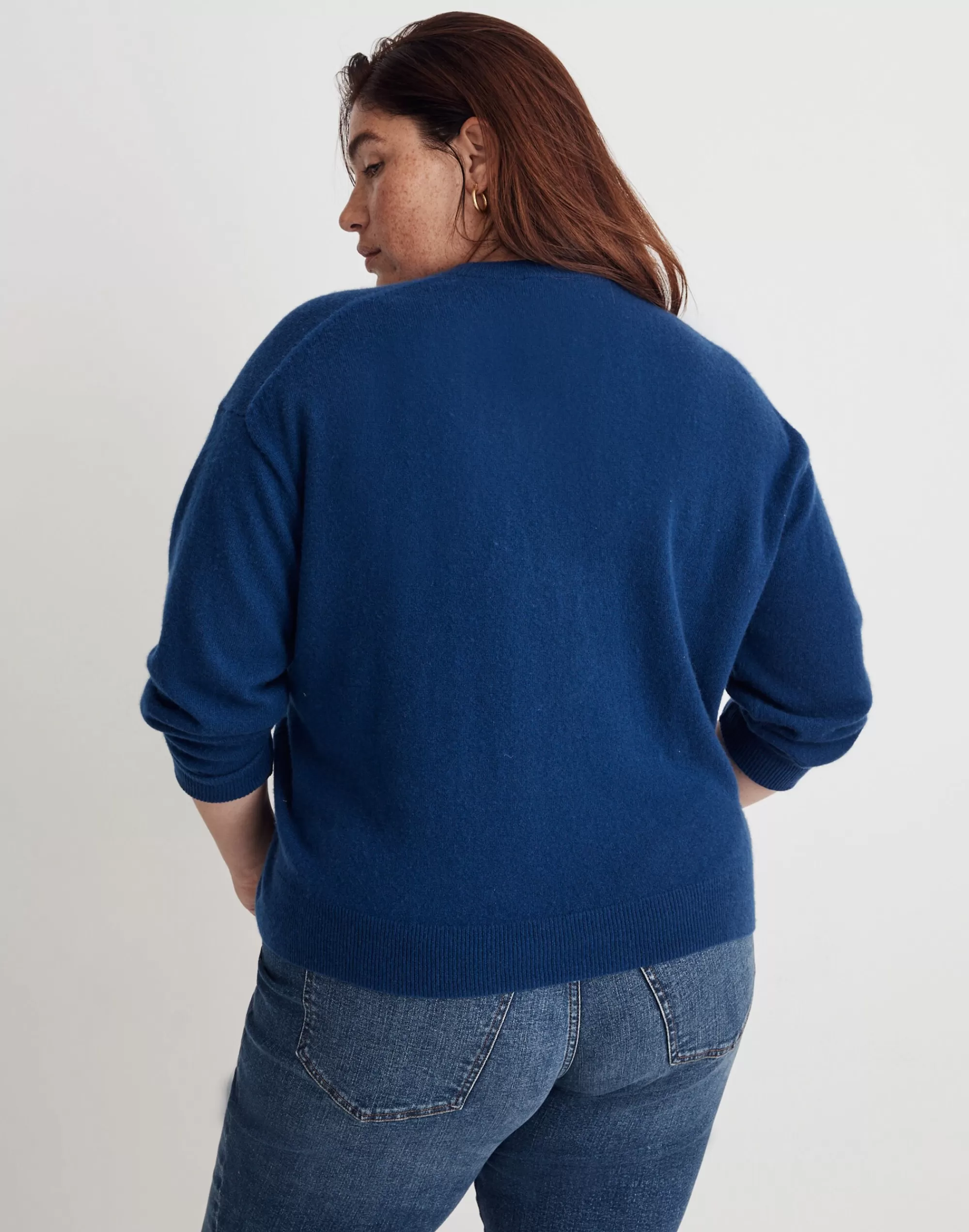 Madewell Sweaters>Plus (Re)Sponsible Cashmere Relaxed Sweater Coastal Blue