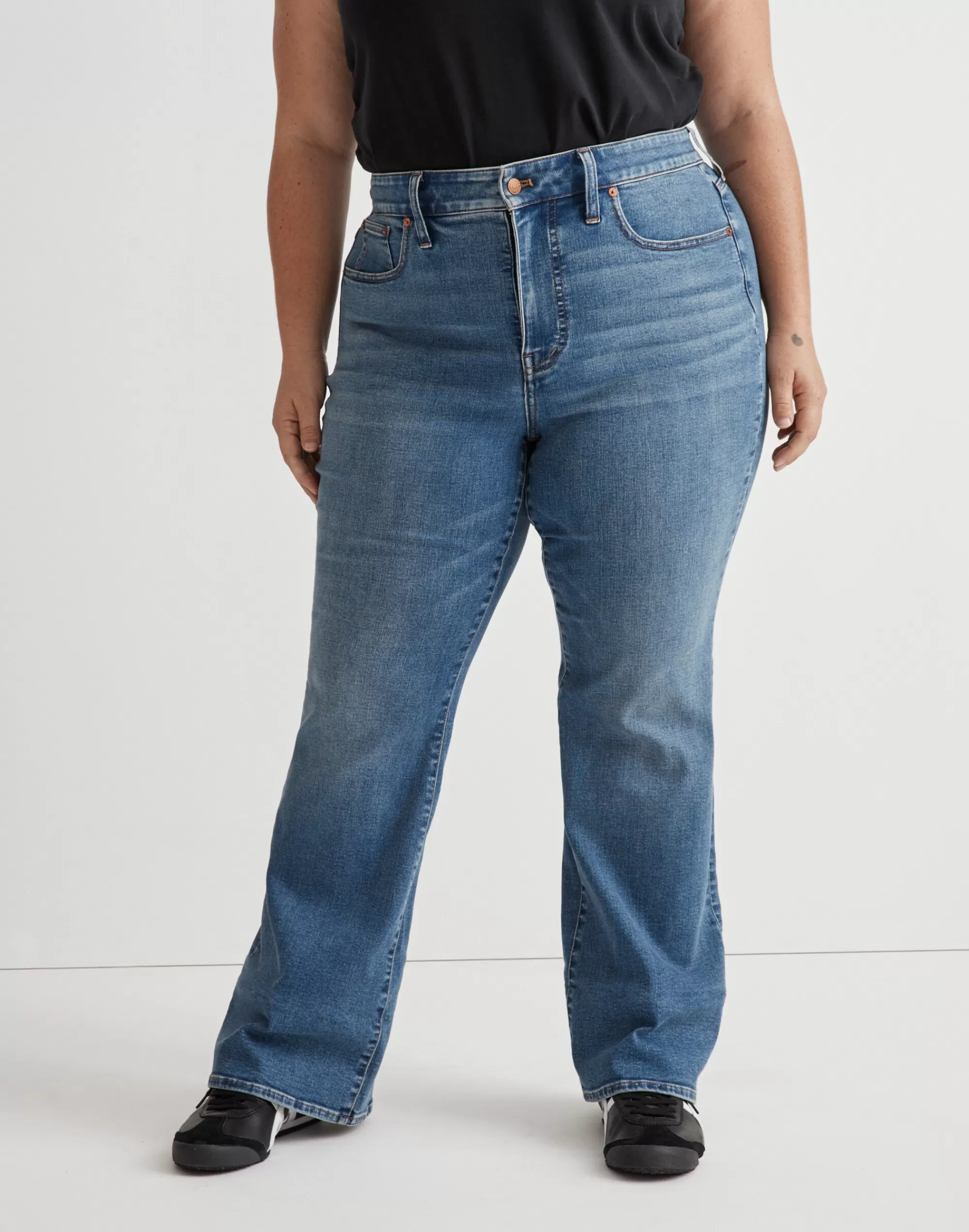 Madewell Jeans>Plus Skinny Flare Jeans In Elevere Wash