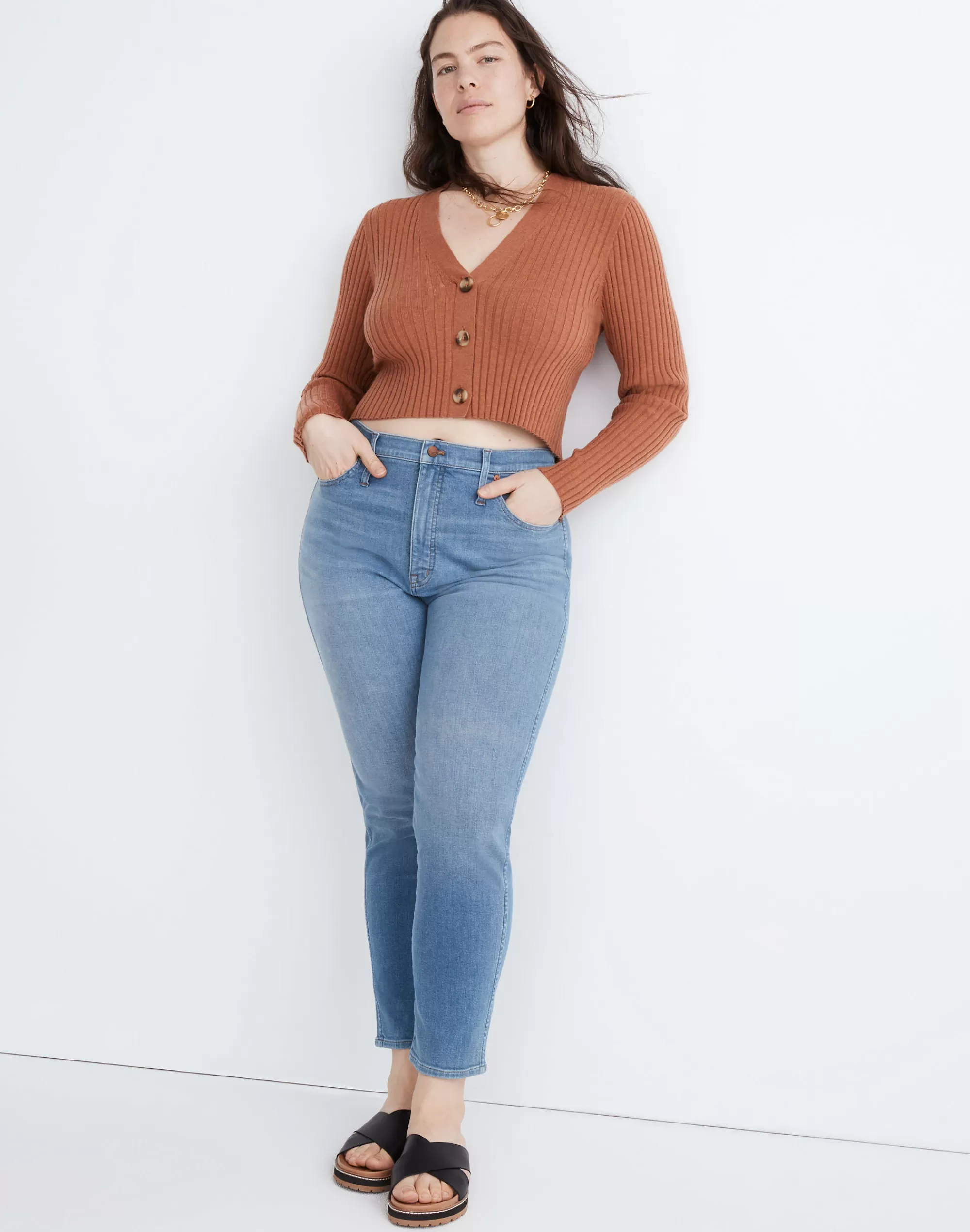 Madewell Straight-Leg Jeans>Plus Stovepipe Jeans In Euclid Wash