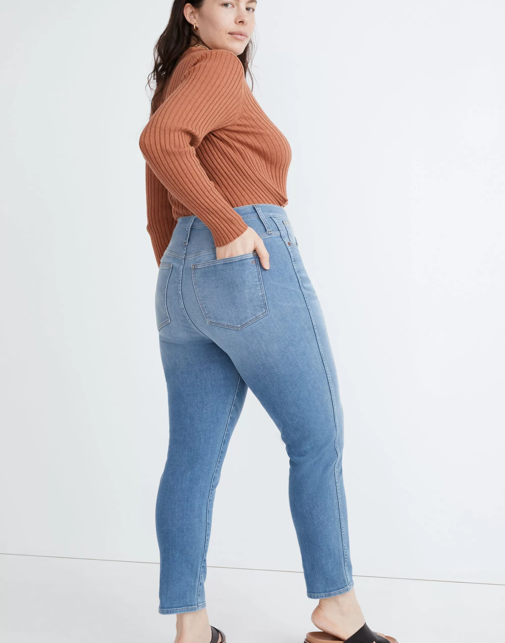 Madewell Straight-Leg Jeans>Plus Stovepipe Jeans In Euclid Wash