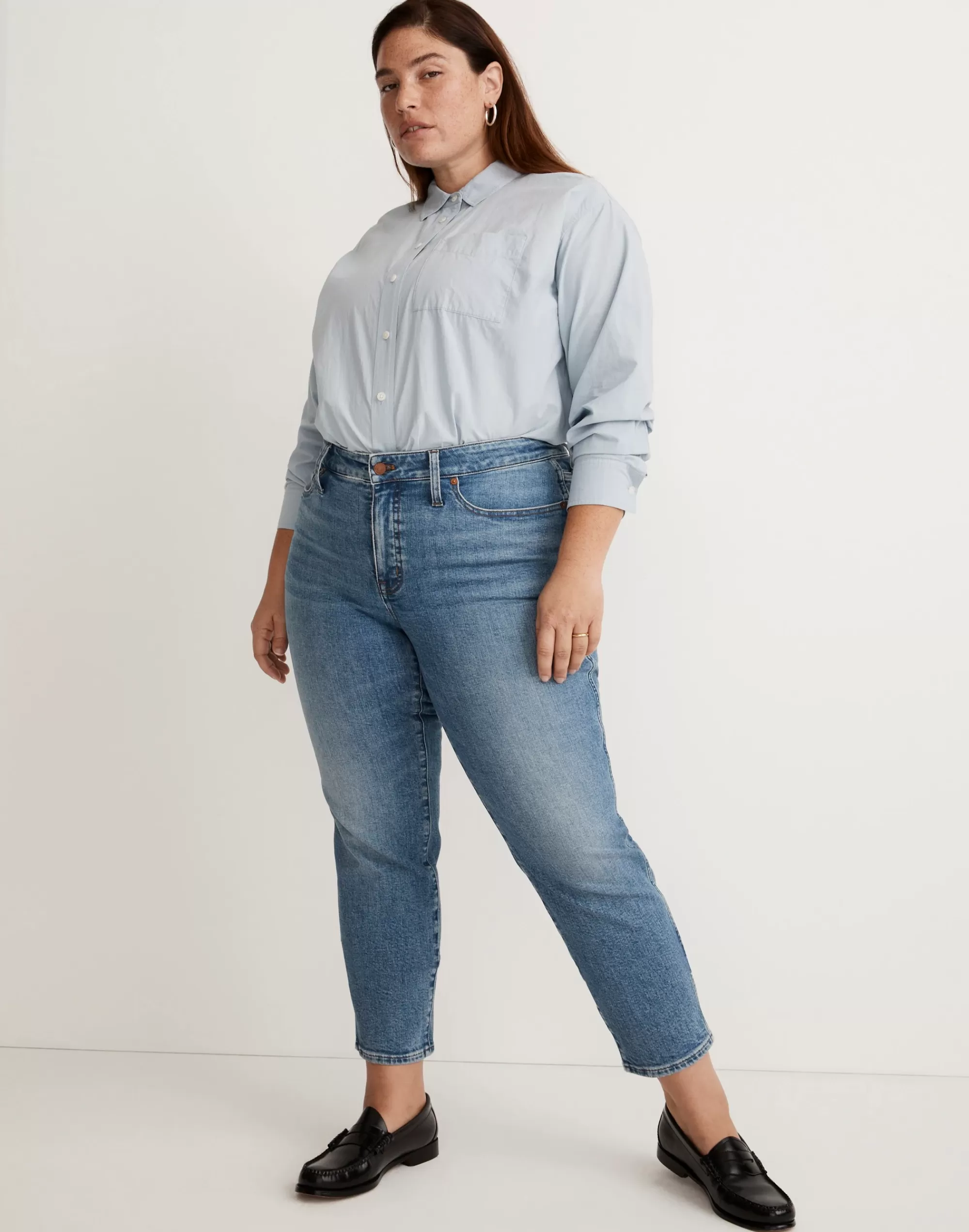 Madewell Straight-Leg Jeans>Plus Stovepipe Jeans In Calliston Wash