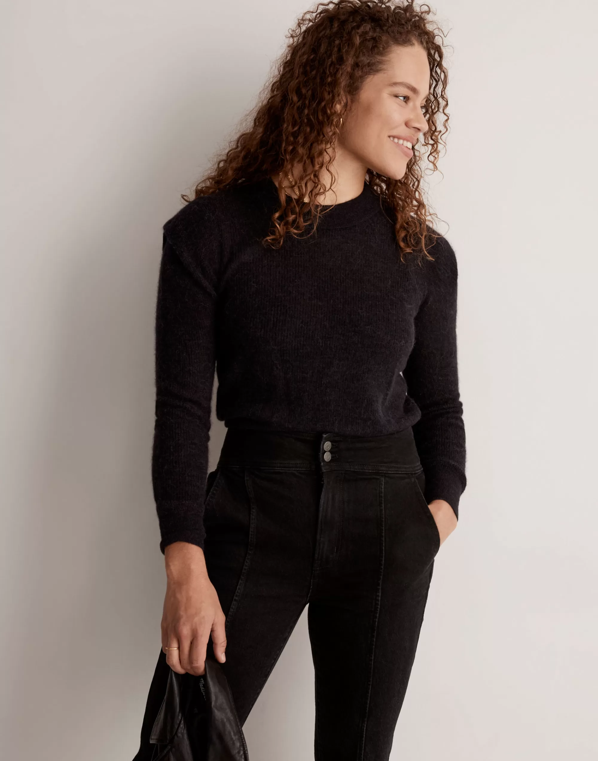 Madewell Sweaters>Prentiss Pullover Sweater Night Vision