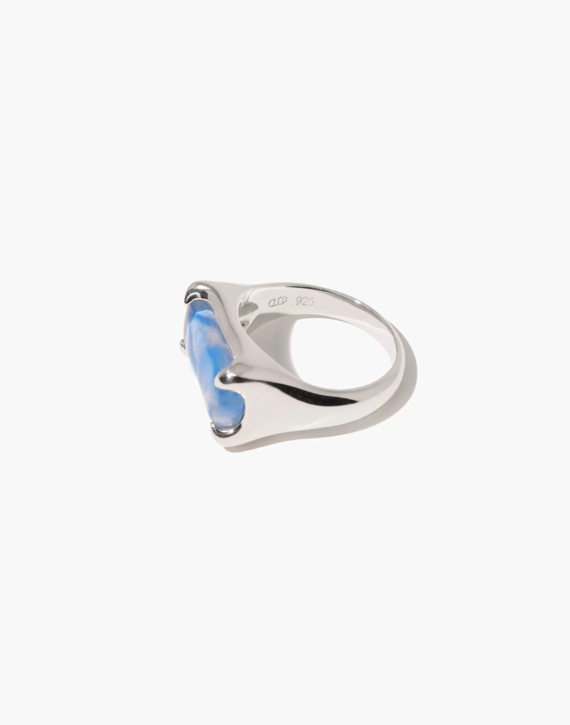 Madewell Rings>Prism Ring Marble Light Blue