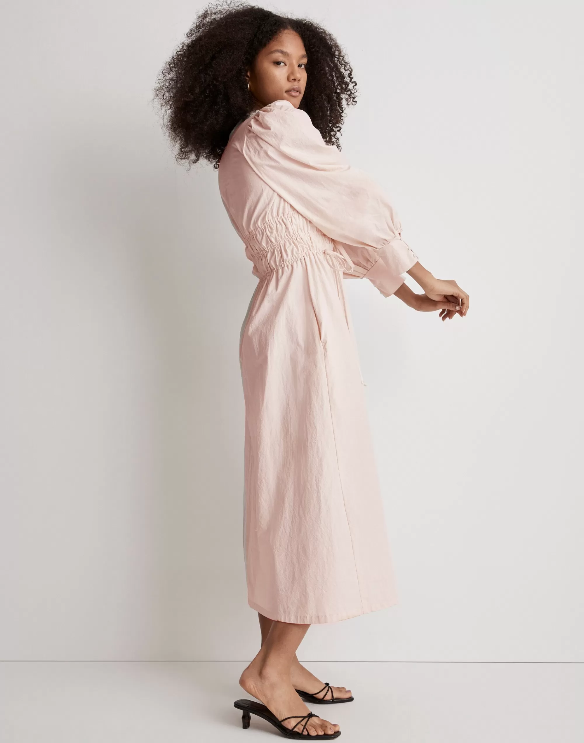 Madewell Dresses>Proche Sonia Midi Dress Coral