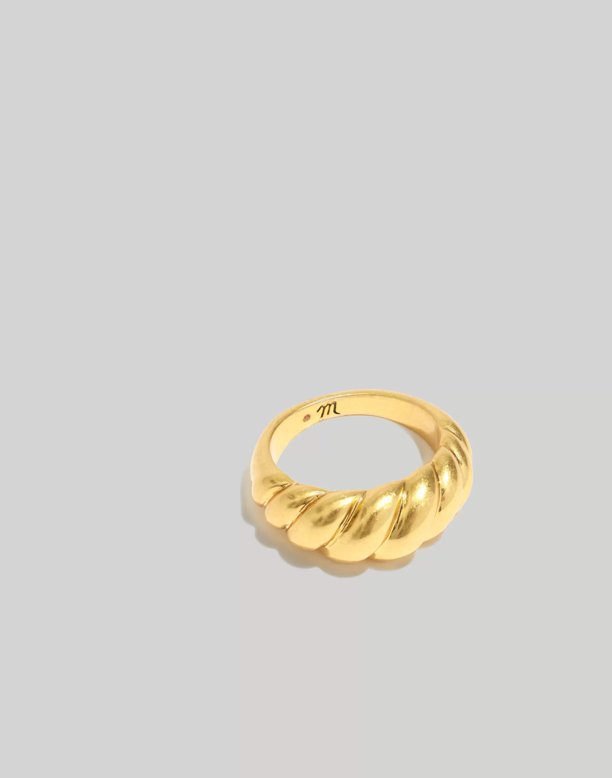 Madewell Rings>Puffed Dome Ring Vintage Gold