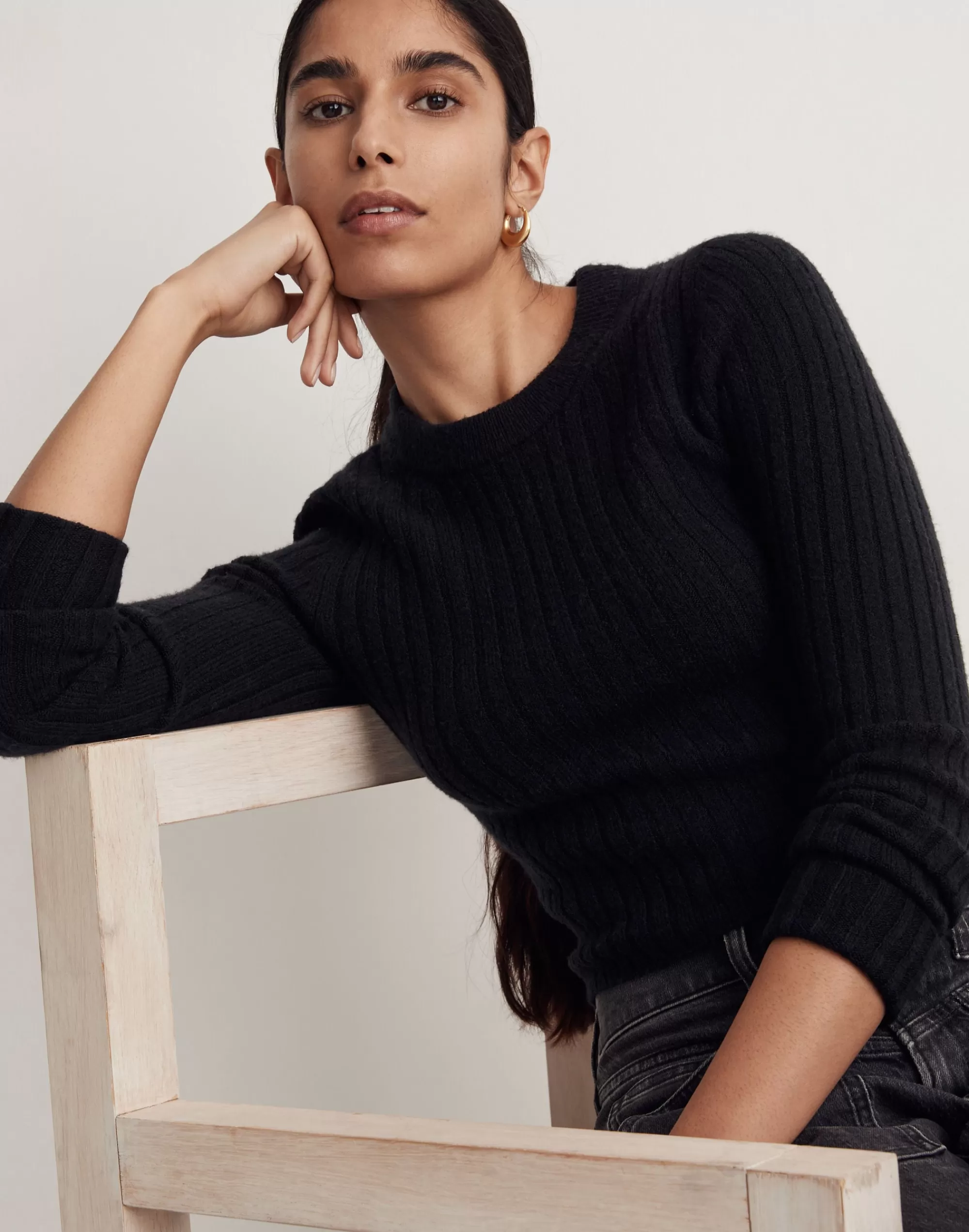 Madewell Sweaters>Readfield Pullover Sweater True Black