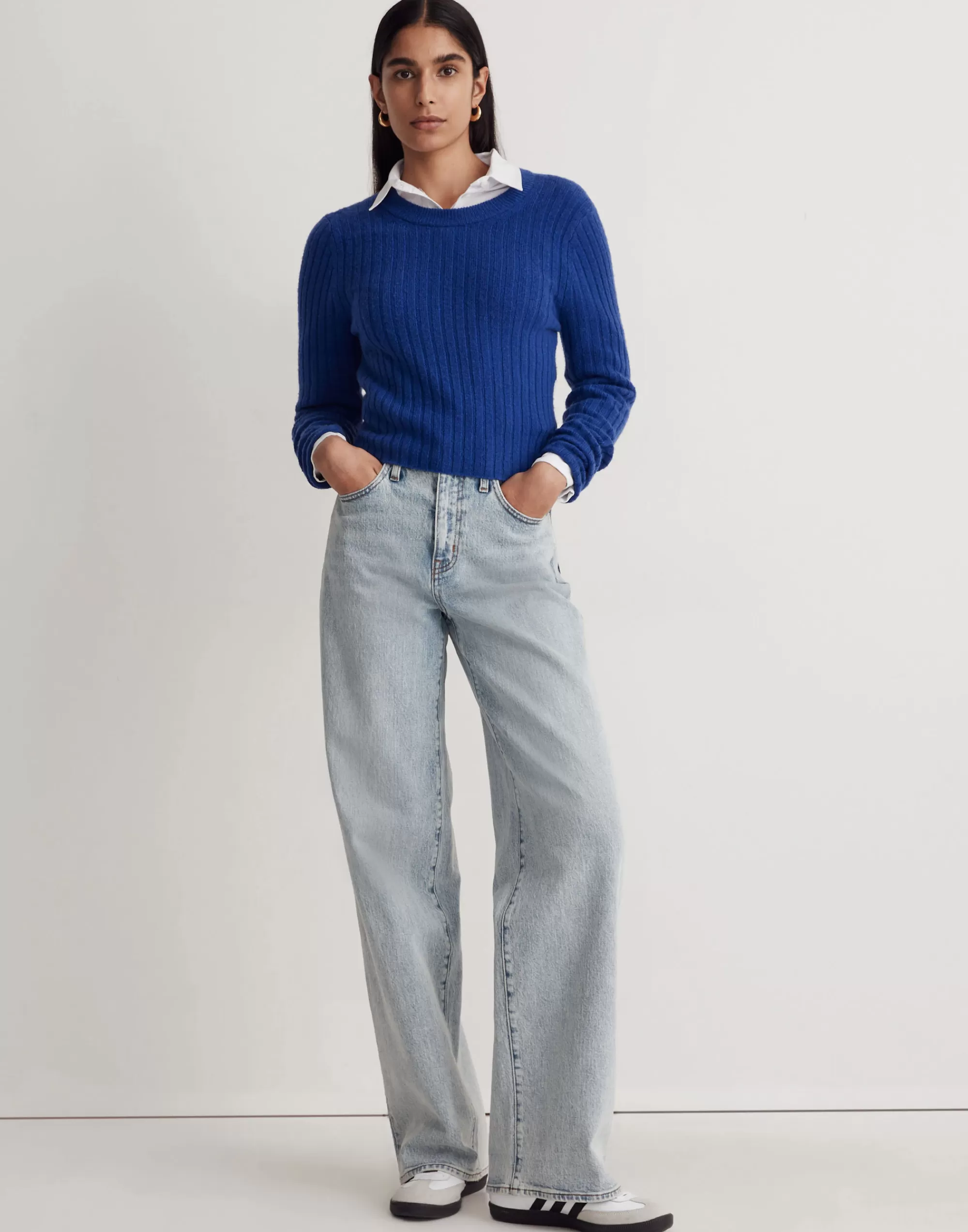 Madewell Sweaters>Readfield Pullover Sweater Voyage Blue