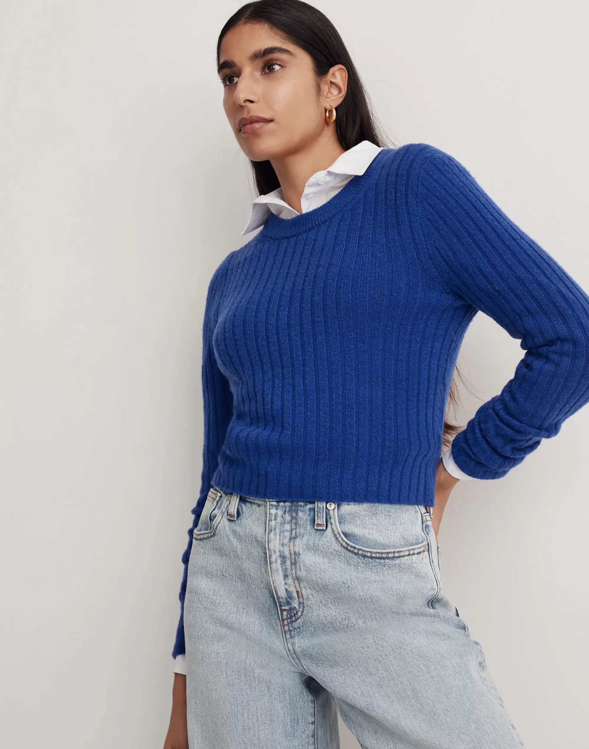 Madewell Sweaters>Readfield Pullover Sweater Voyage Blue