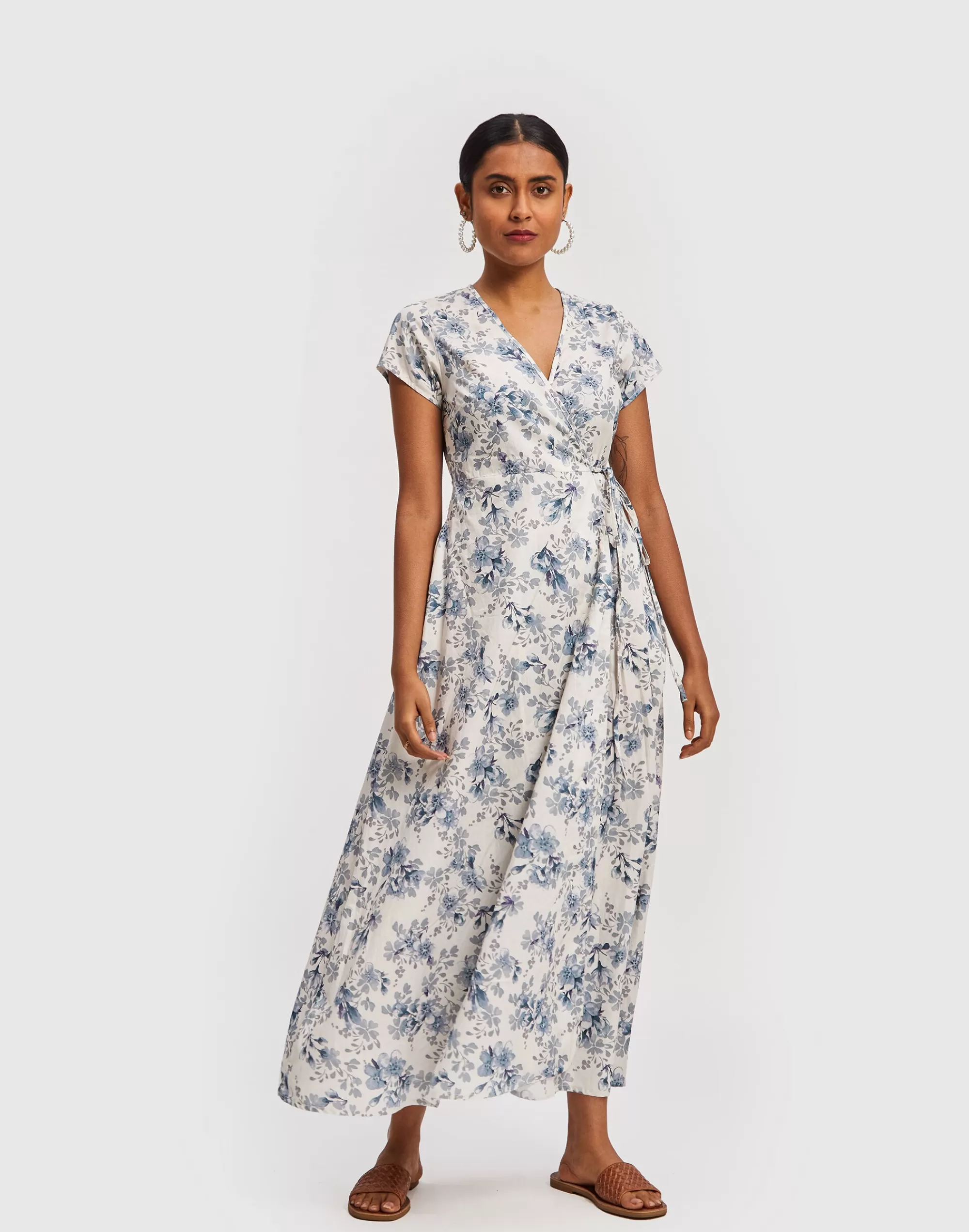 Madewell Dresses>Reistor Maxi Wrap Dress White