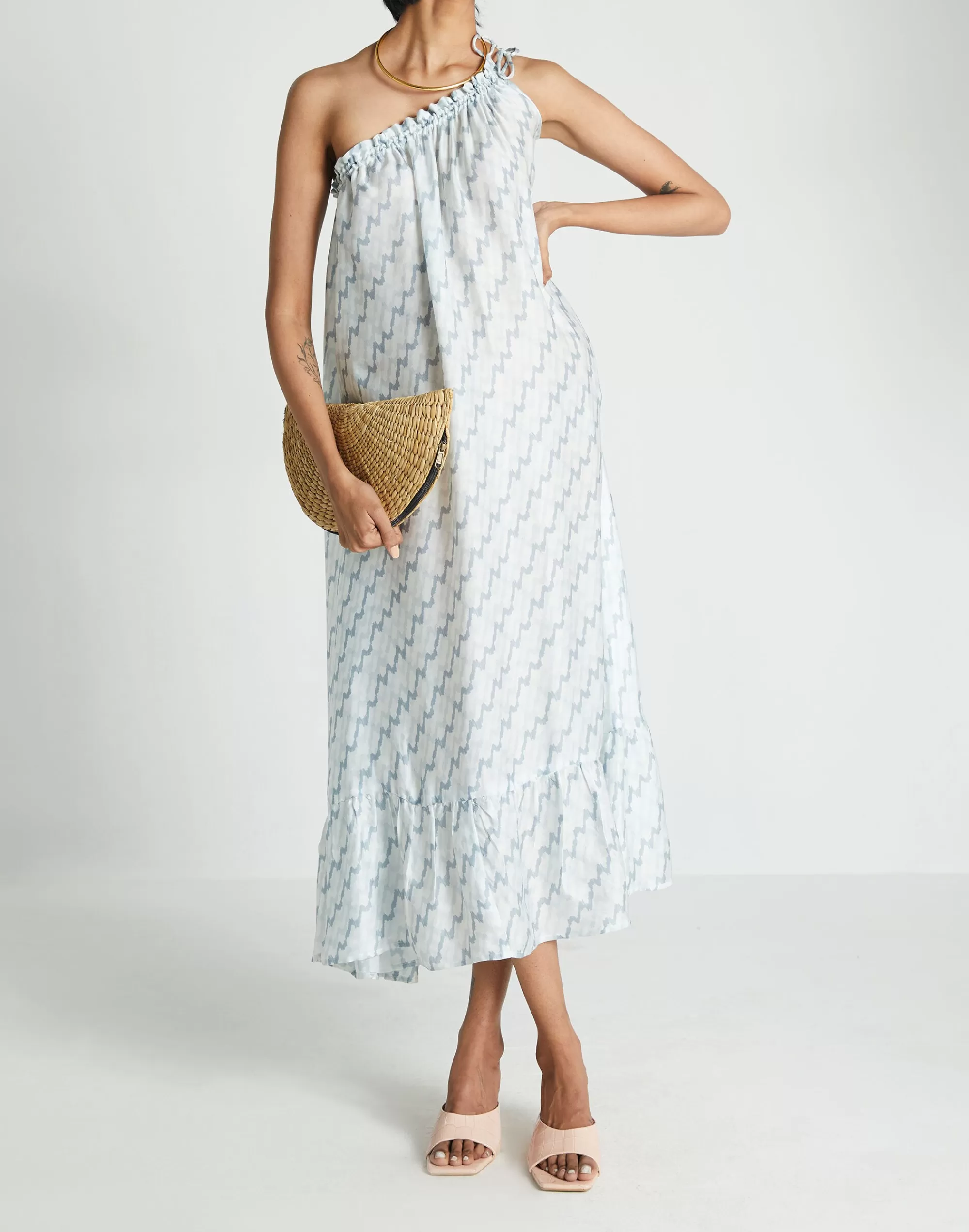 Madewell Dresses>Reistor Dancing In The Moonlight Dress Light Blue