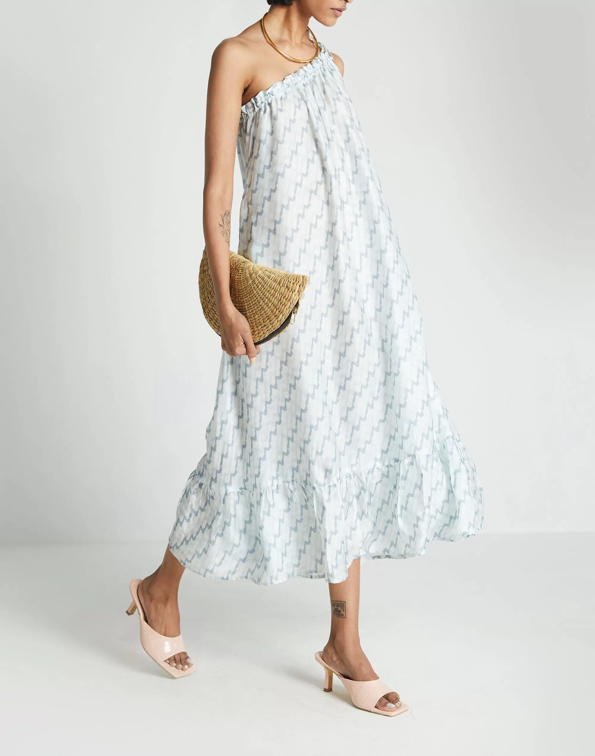 Madewell Dresses>Reistor Dancing In The Moonlight Dress Light Blue