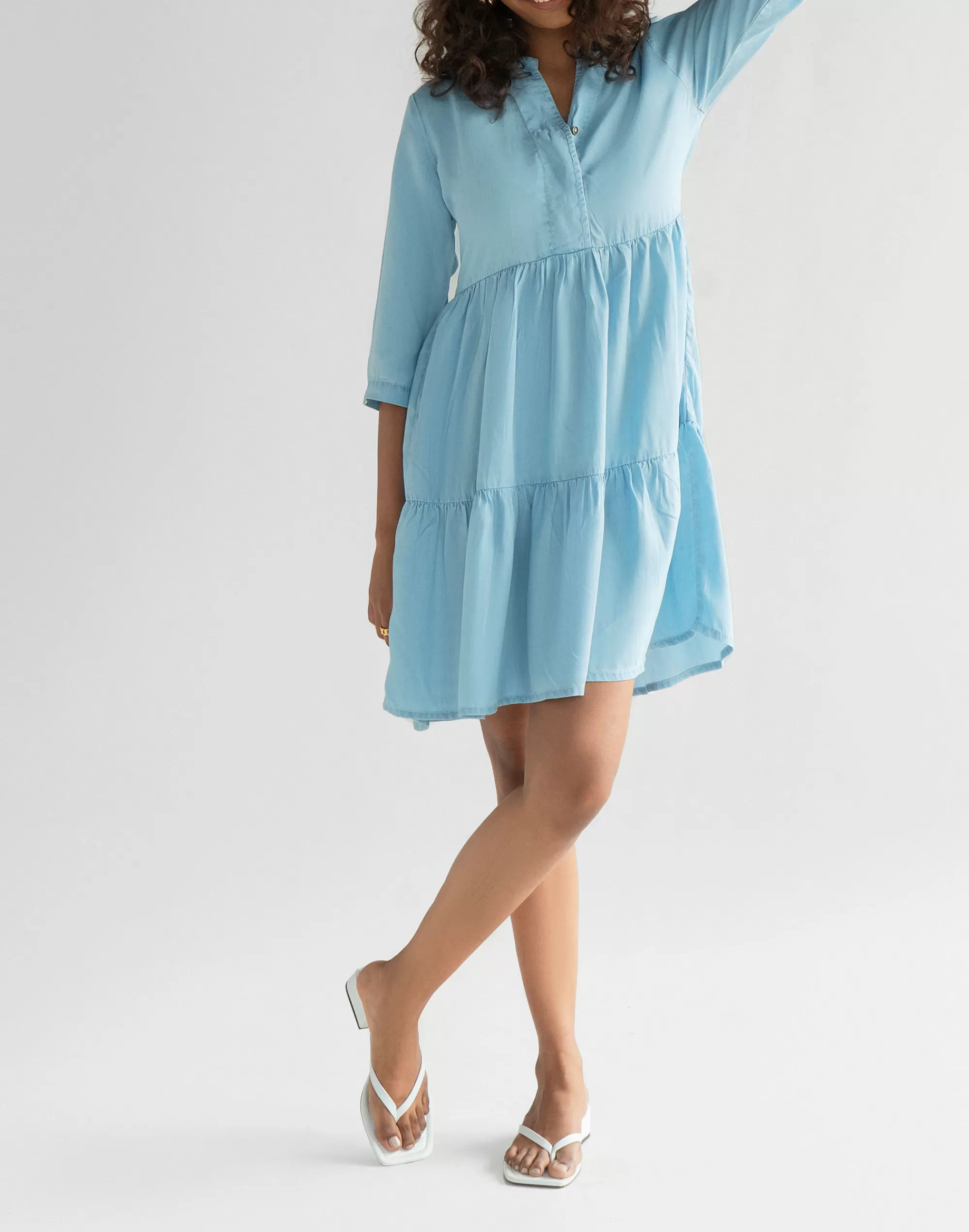 Madewell Dresses>Reistor Dawn To Dusk Dress Blue