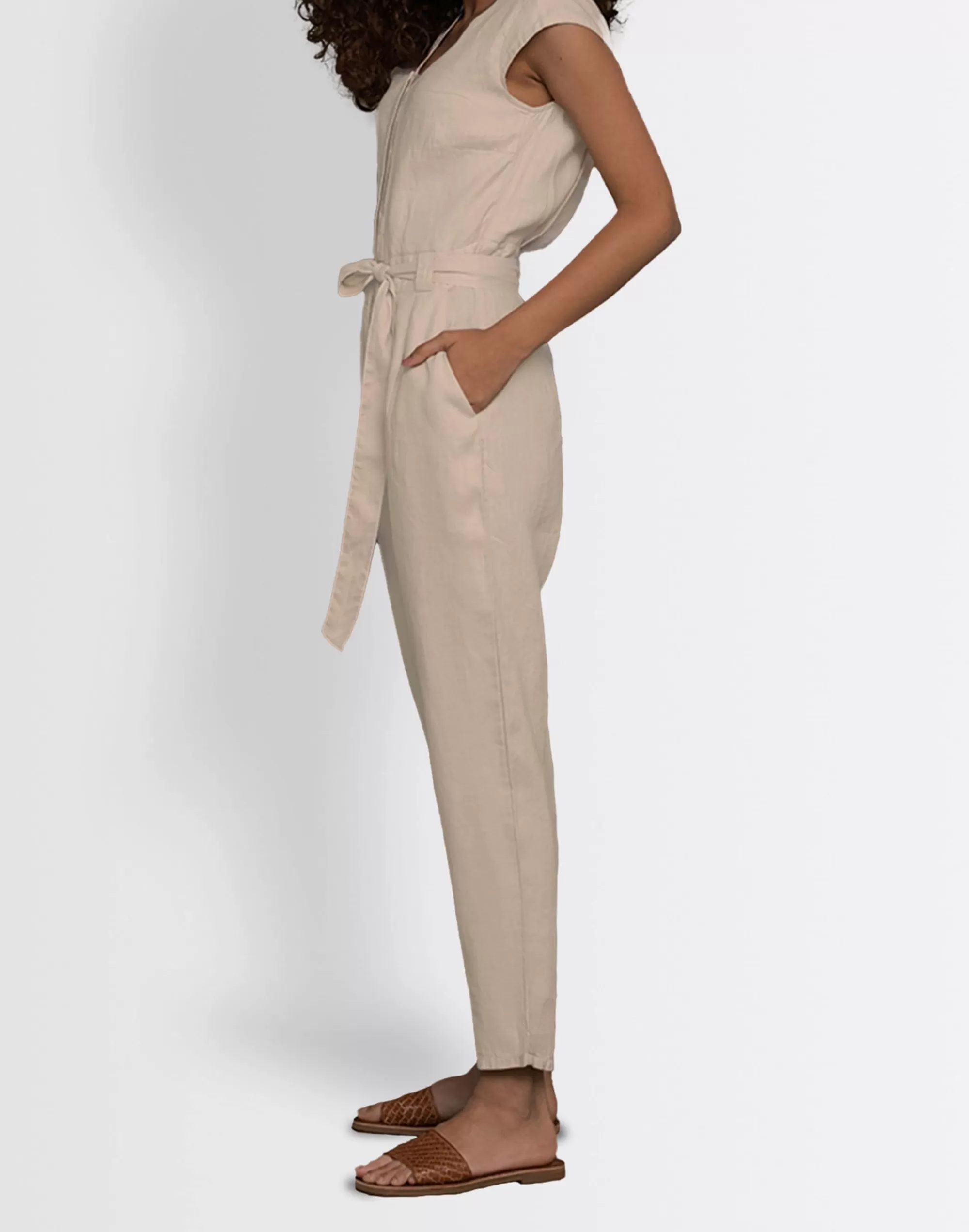 Madewell Jumpsuits & Overalls>Reistor Hemp Evening Chai Jumpsuit Sand