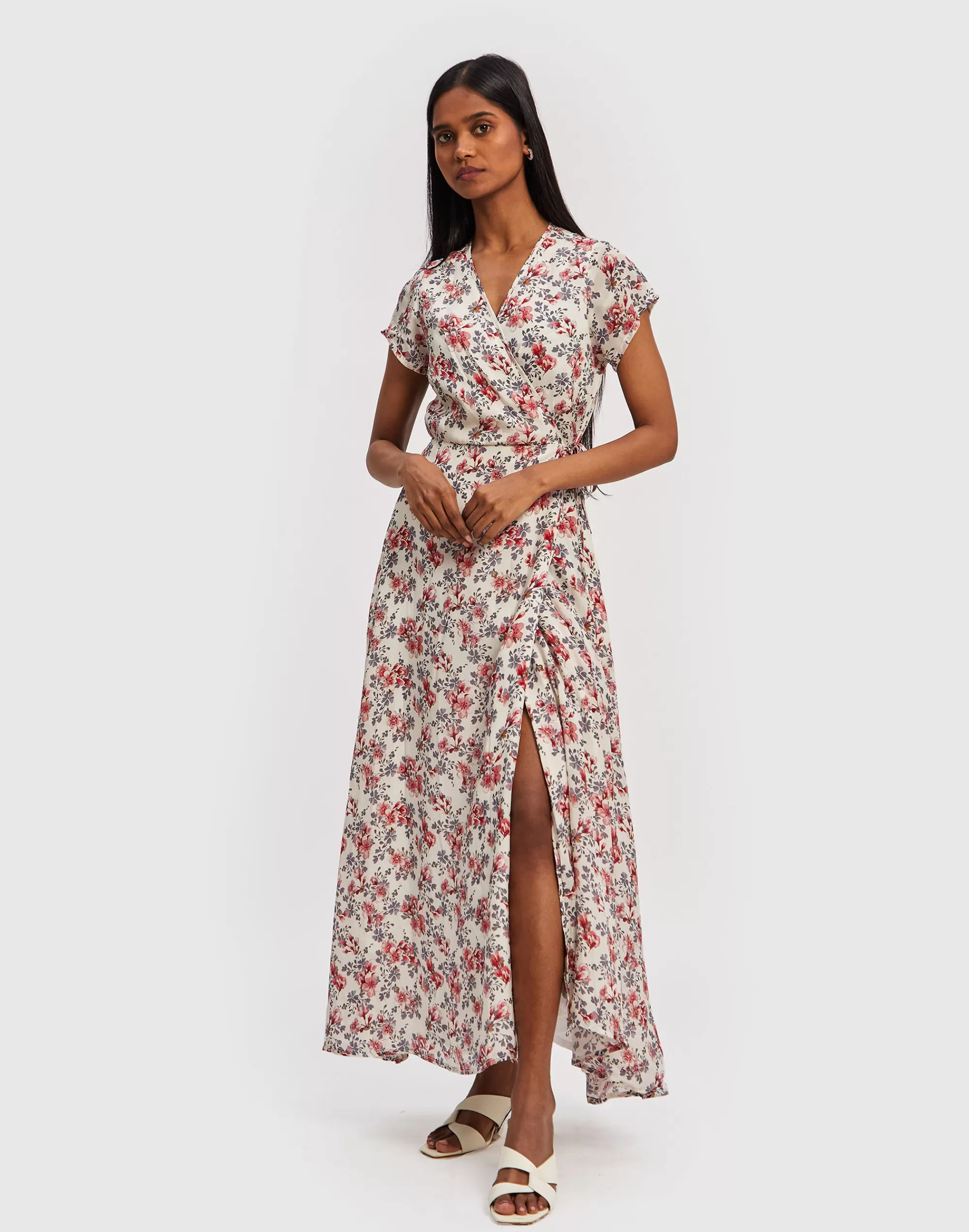 Madewell Dresses>Reistor Maxi Wrap Dress White