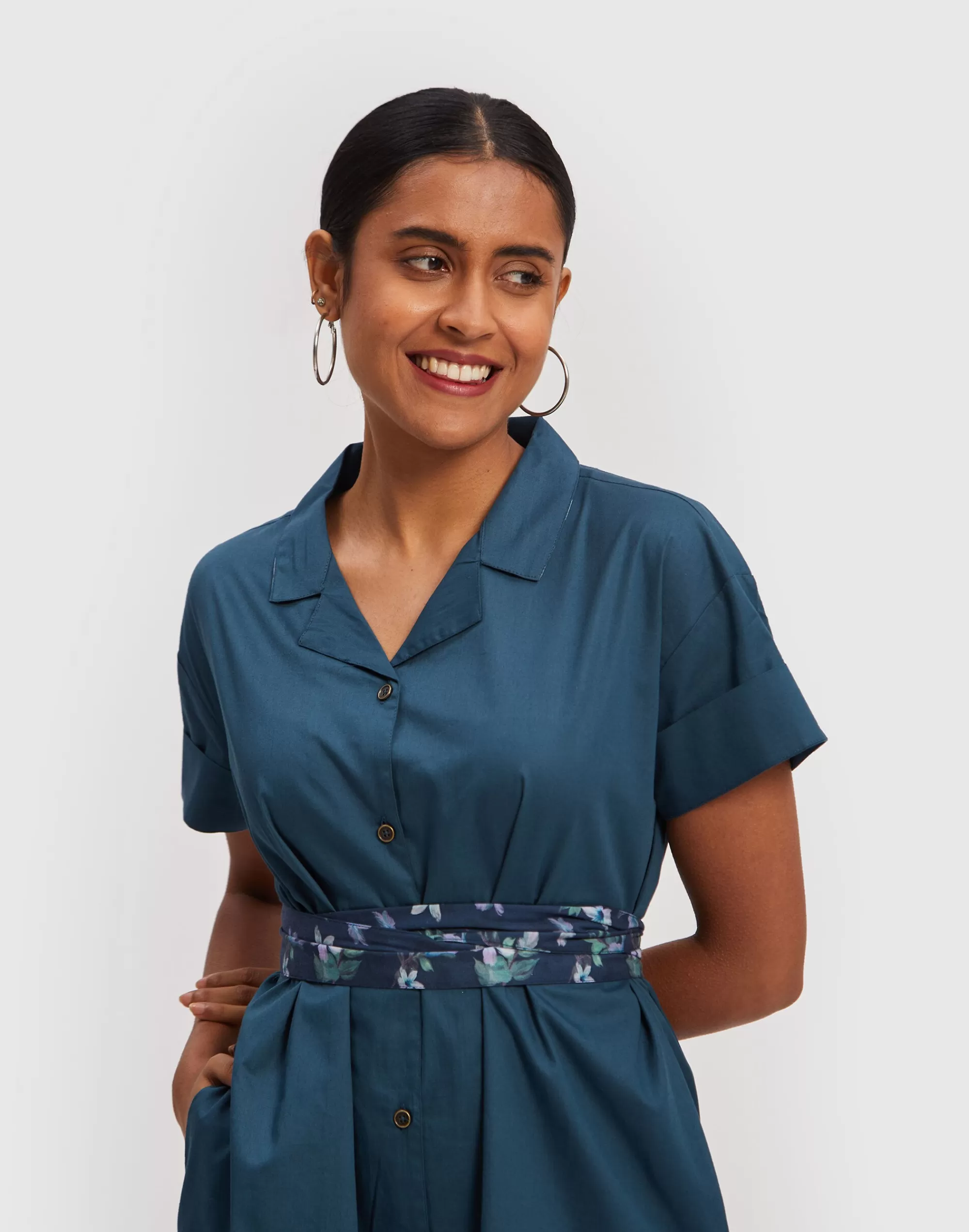 Madewell Dresses>Reistor Midi Shirt Dress Blue