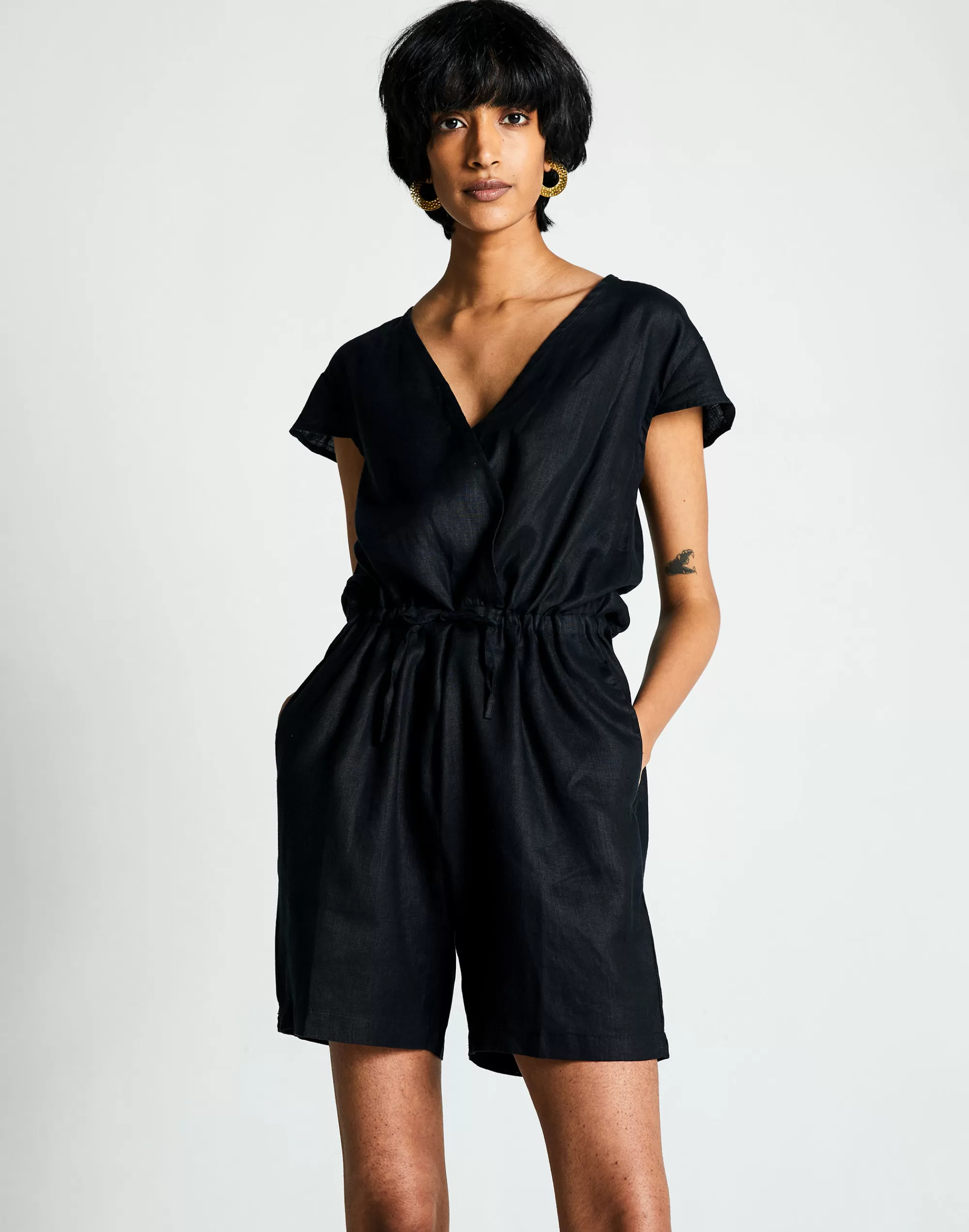 Madewell Jumpsuits & Overalls>Reistor Smoke And Mirrors Romper Black