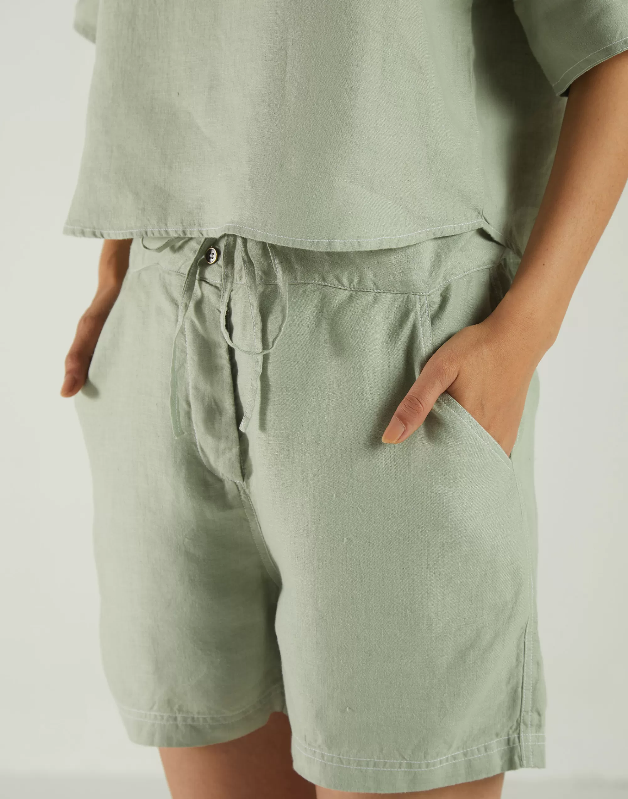 Madewell Shorts>Reistor Sunkissed Saltwater Shorts Green