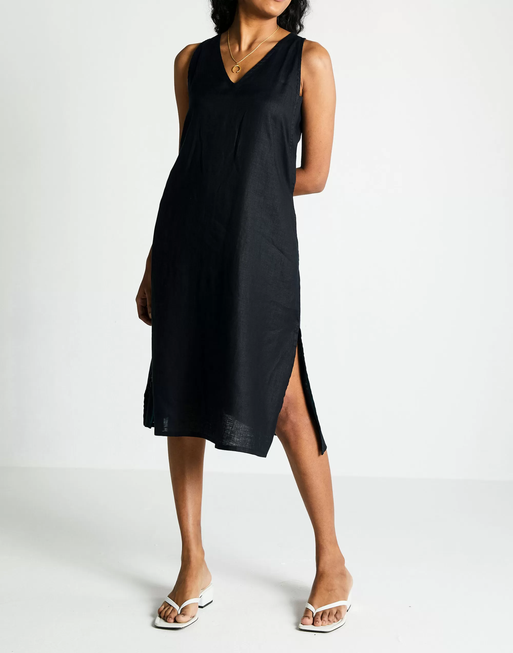 Madewell Dresses>Reistor The Hemp Noir Dress Black