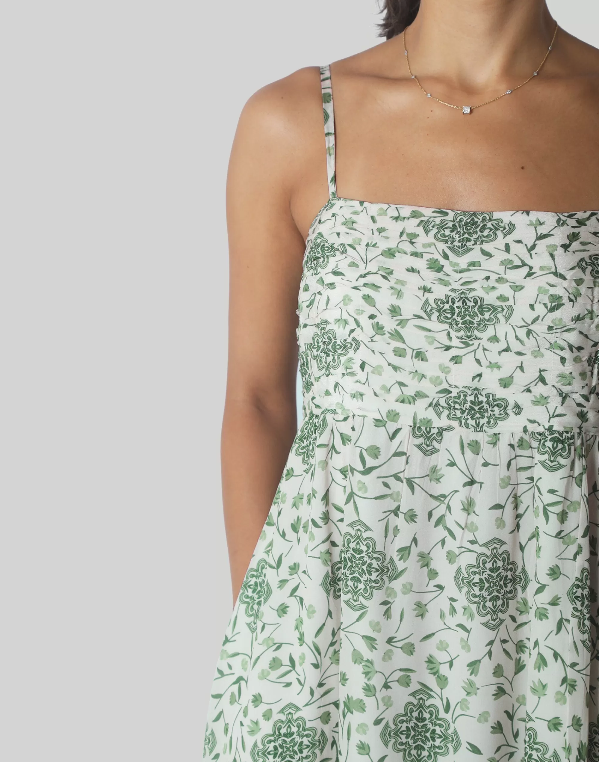 Madewell Dresses>Reistor The Jade Ruched Maxi Dress Green