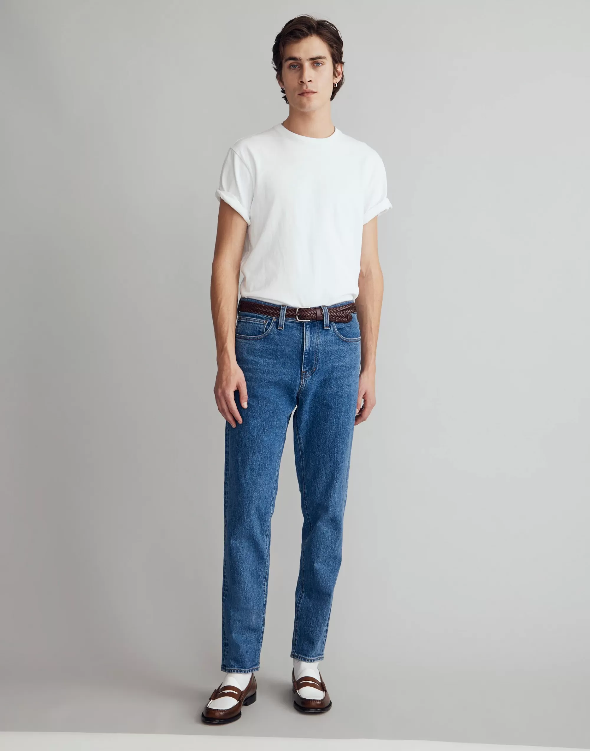 Madewell Relaxed Taper Jeans>Relaxed Taper Jeans In Haldon Wash