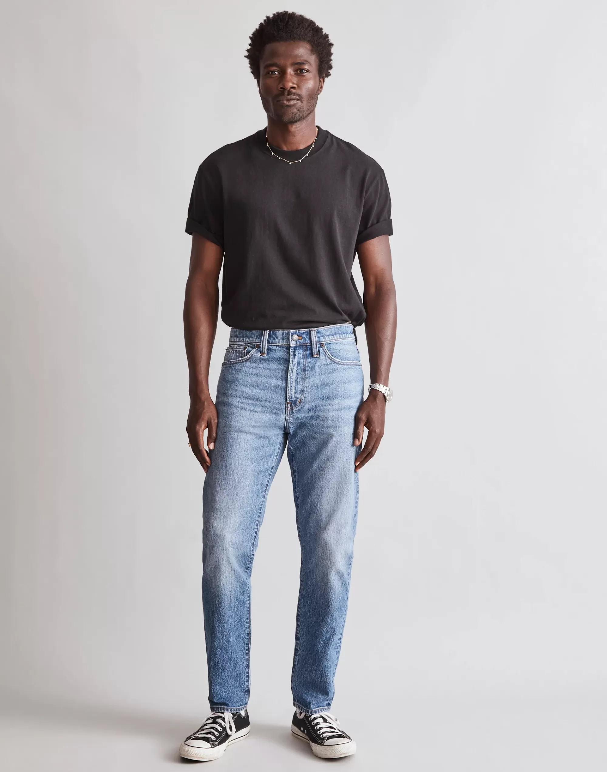 Madewell Relaxed Taper Jeans>Relaxed Taper Jeans In Marcey Wash