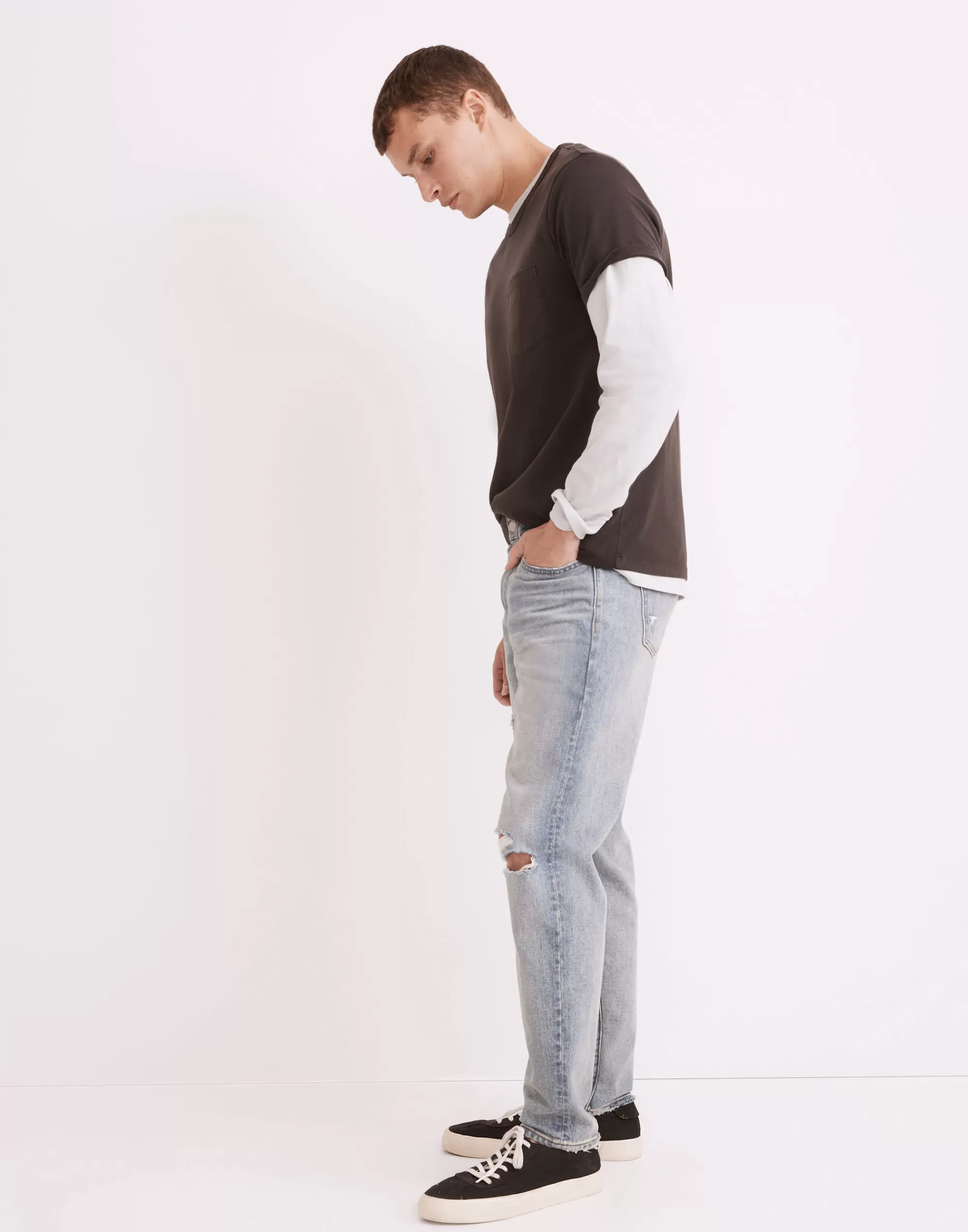 Madewell Relaxed Taper Jeans>Relaxed Taper Jeans In Corlett Wash