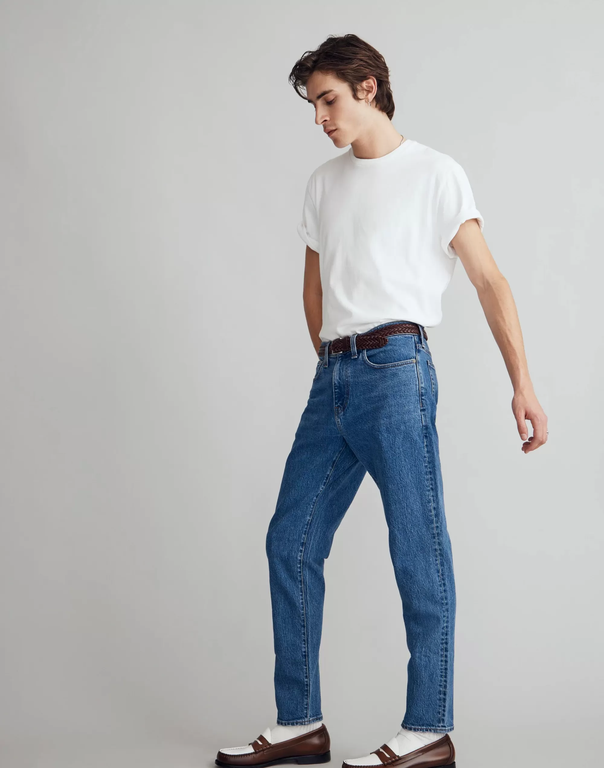 Madewell Relaxed Taper Jeans>Relaxed Taper Jeans In Haldon Wash