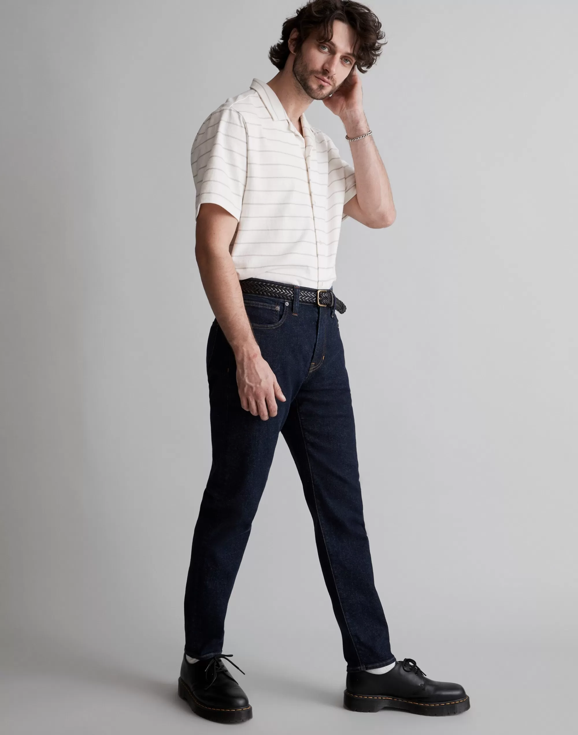 Madewell Relaxed Taper Jeans>Relaxed Taper Jeans In Wash Rinse